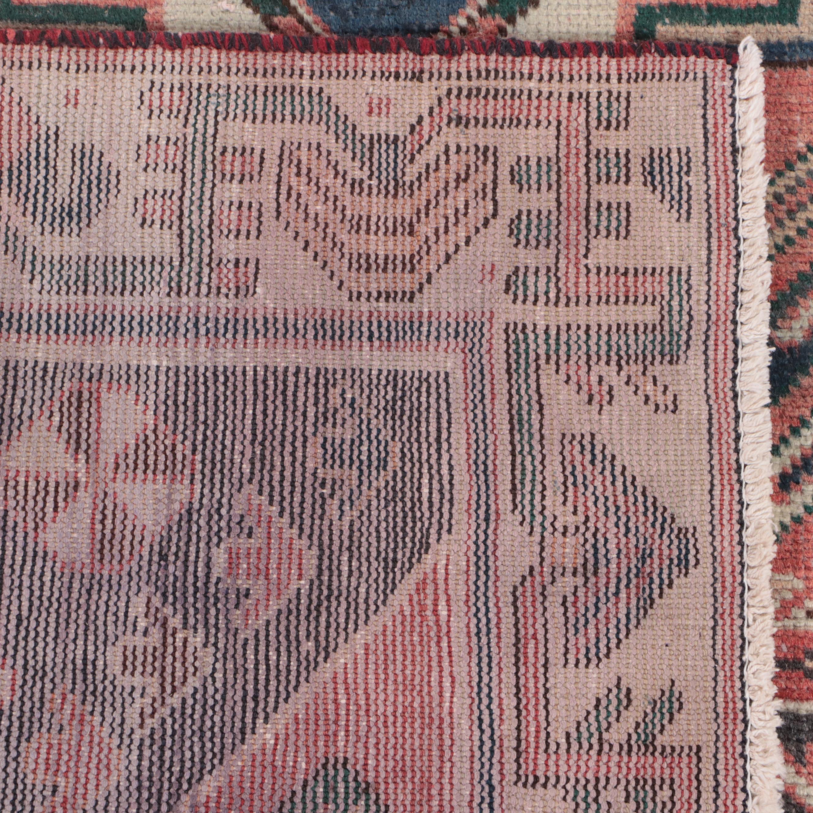 4'2 x 6'10 Hand-Knotted Persian Hamadan Area Rug