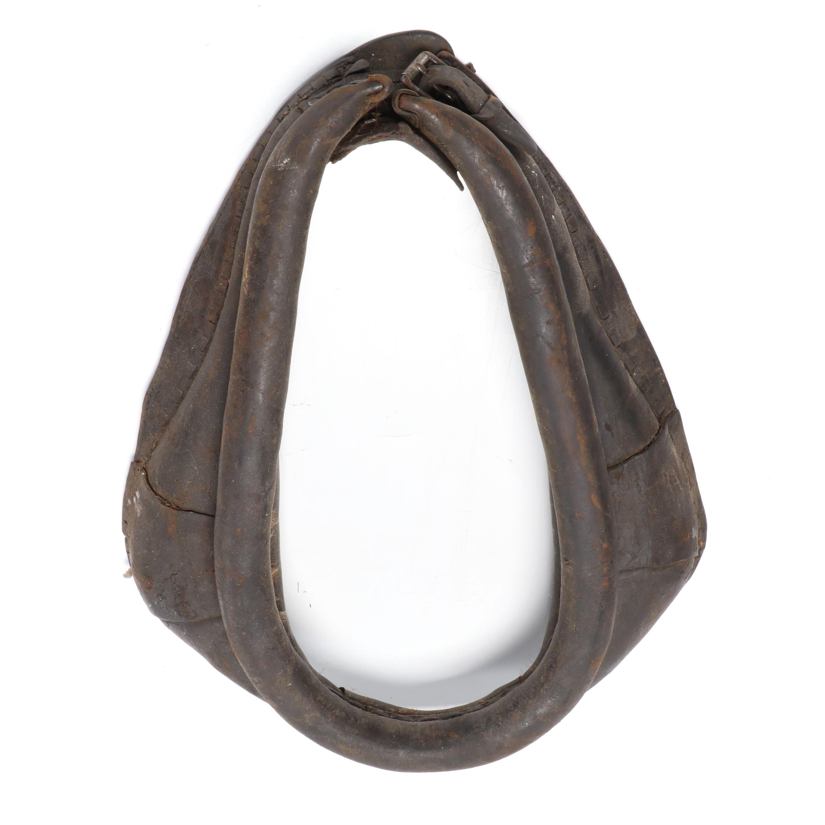 Leather Horse Collar, Early to Mid-20th Century
