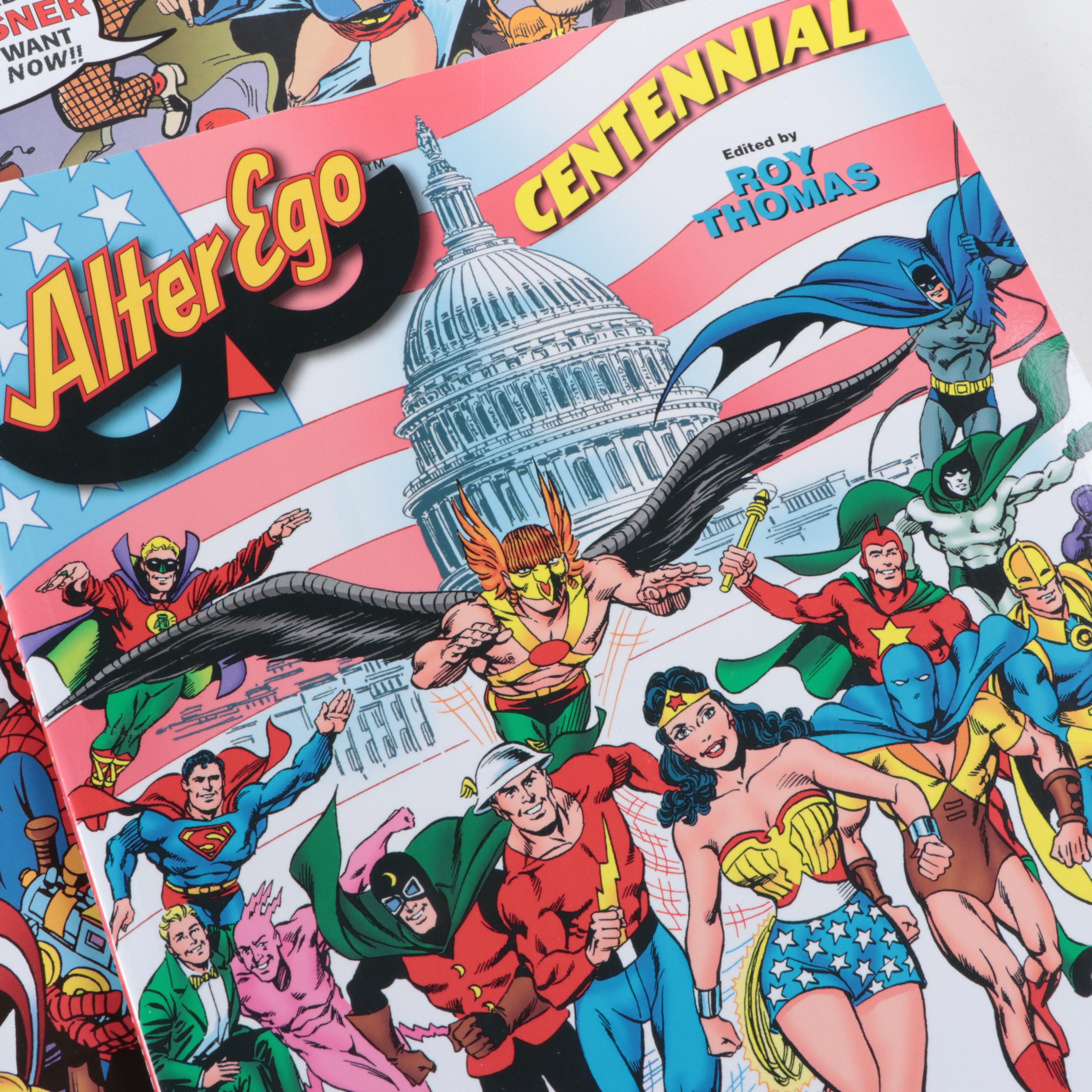 "Alter Ego" Comic Book Fanzine Issues Edited by Roy Thomas
