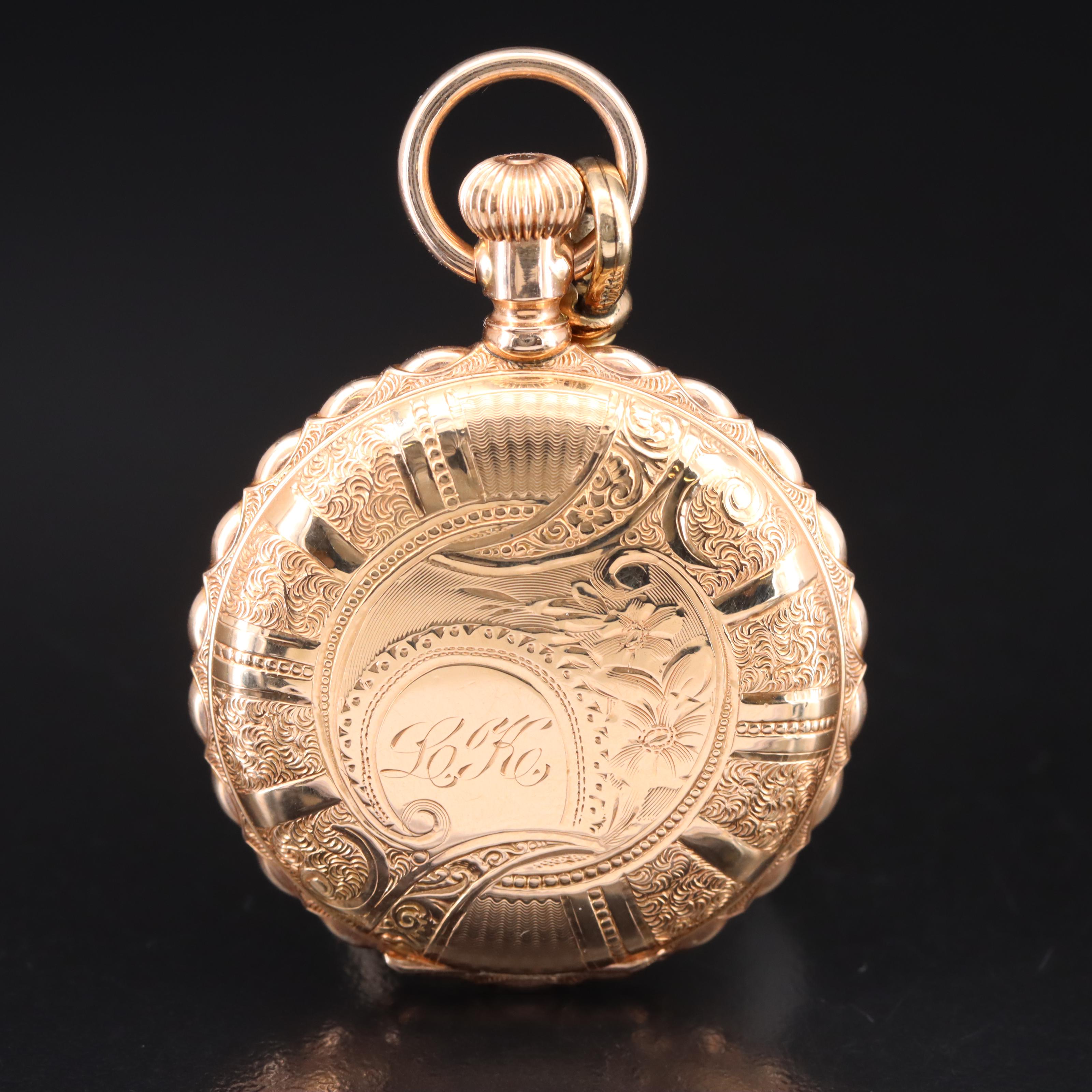 1896 Elgin Gold-Filled Pocket Watch