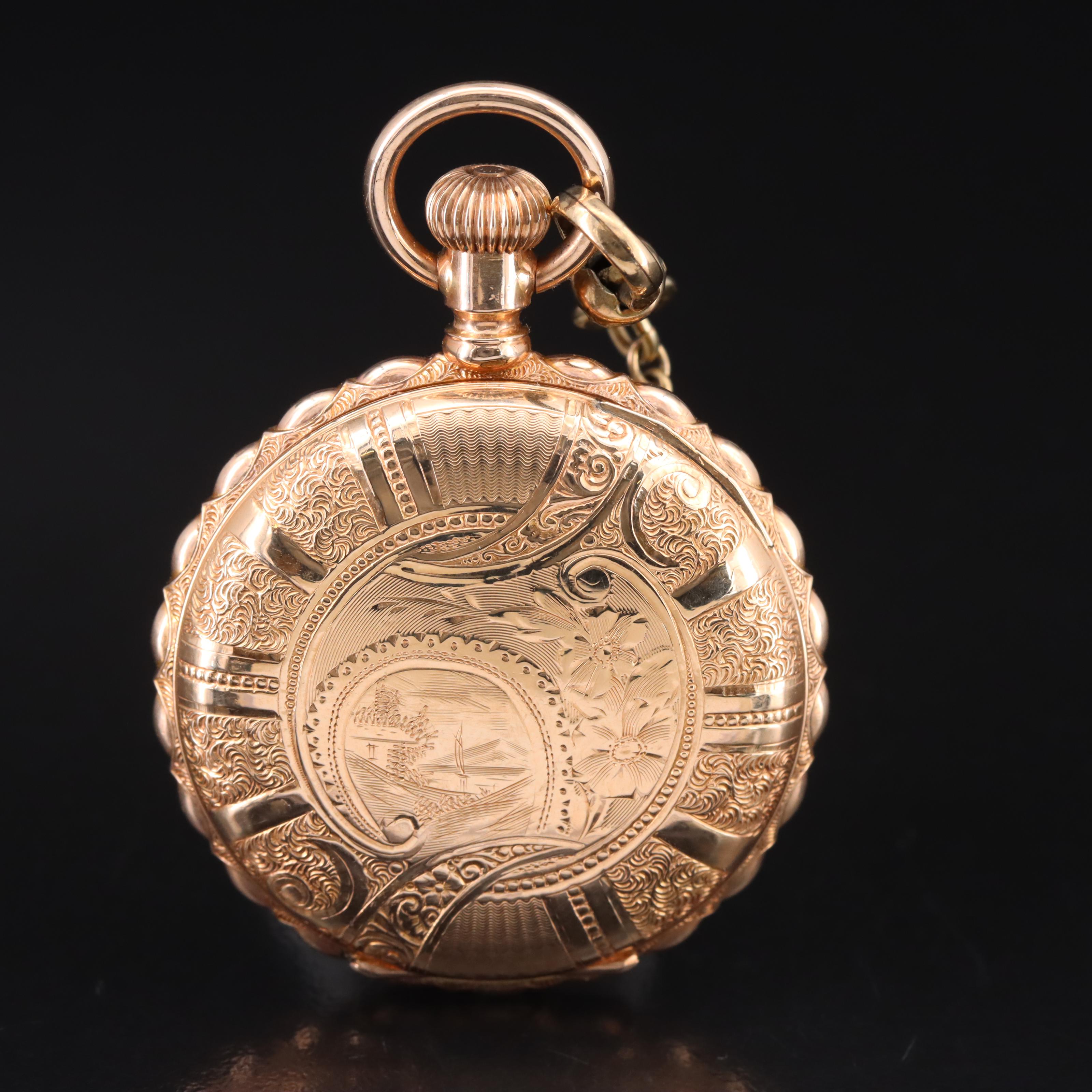 1896 Elgin Gold-Filled Pocket Watch