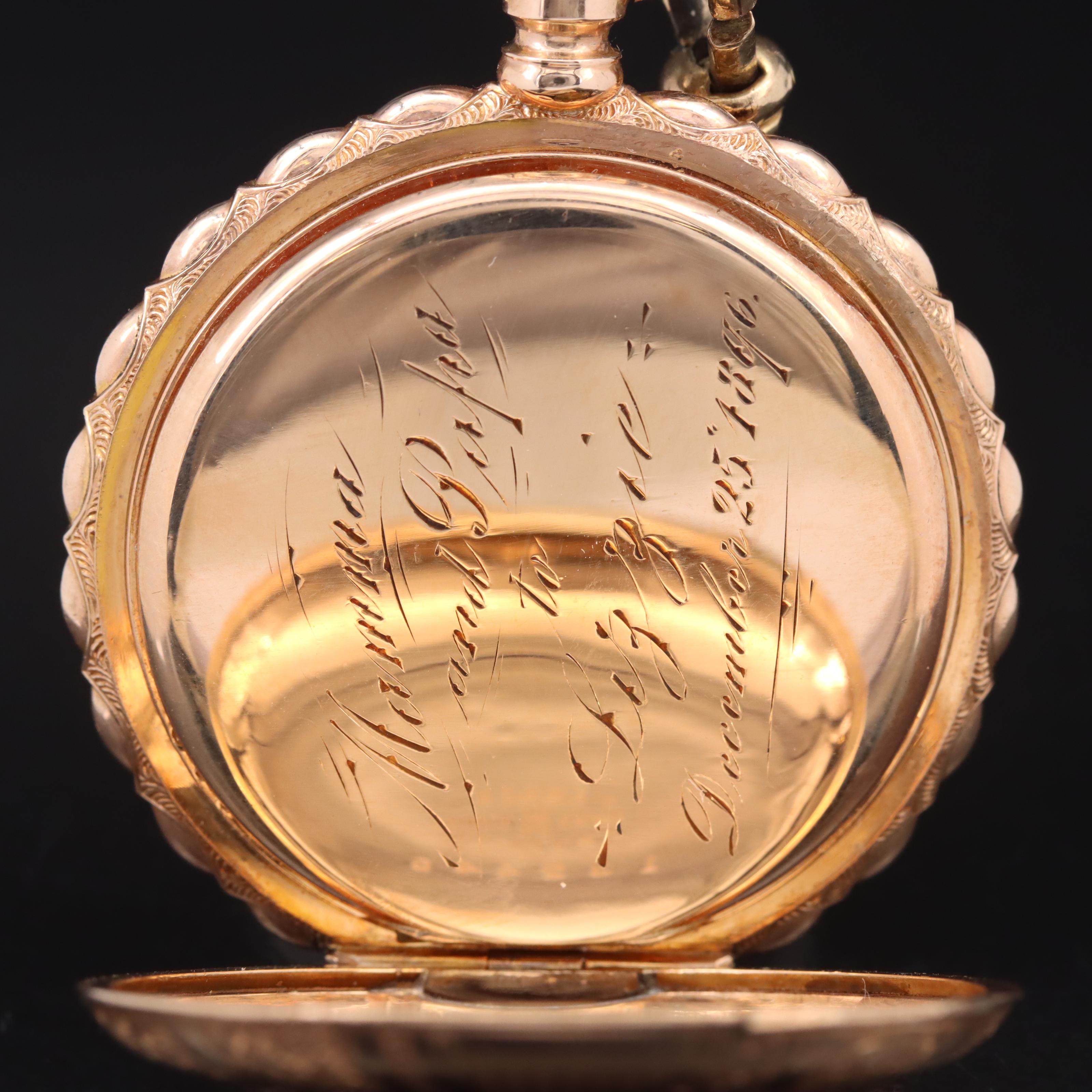 1896 Elgin Gold-Filled Pocket Watch