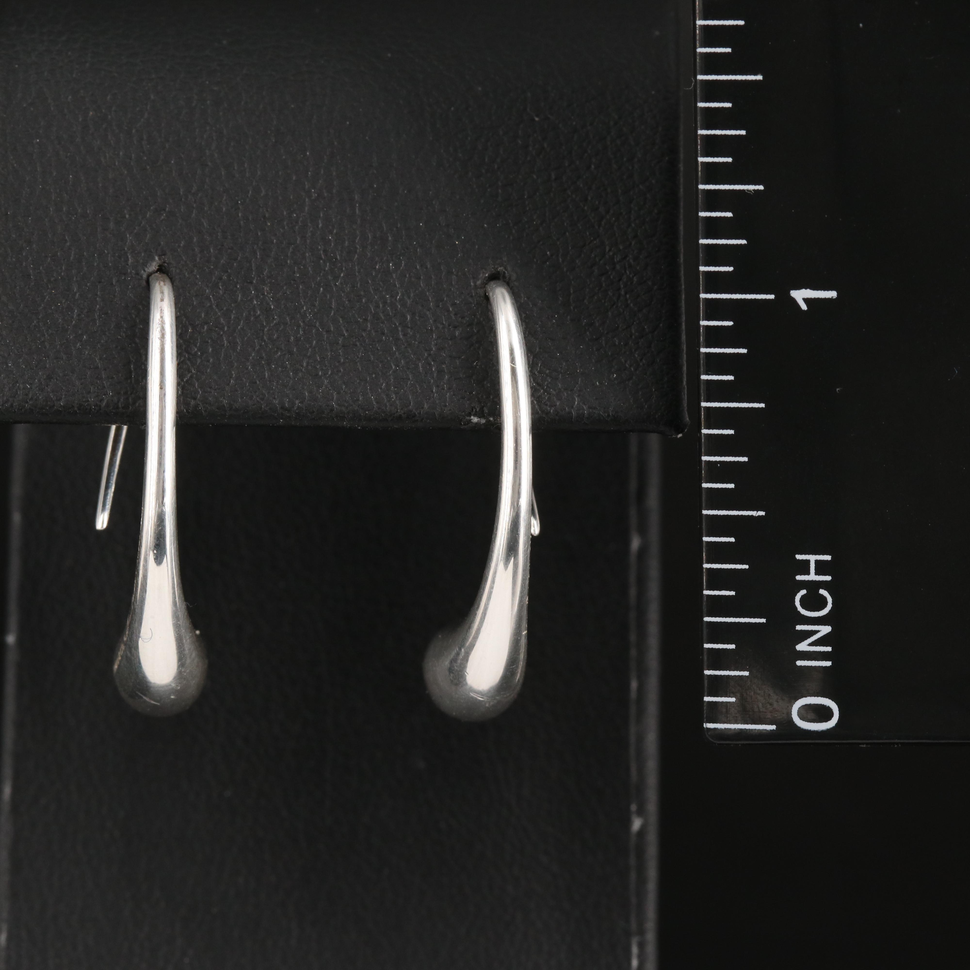 Elsa Peretti for Tiffany & Co. Sterling Teardrop Earrings