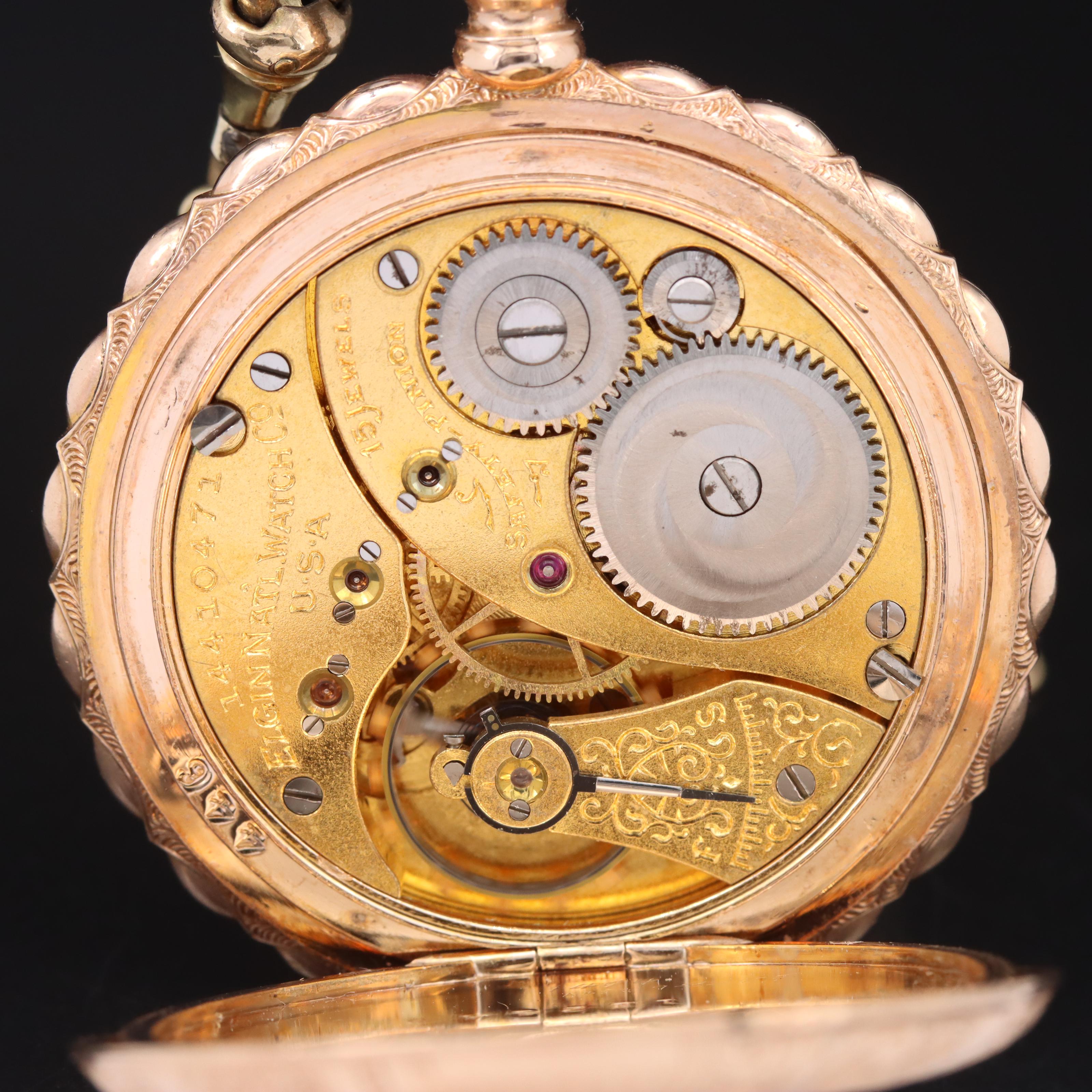 1896 Elgin Gold-Filled Pocket Watch
