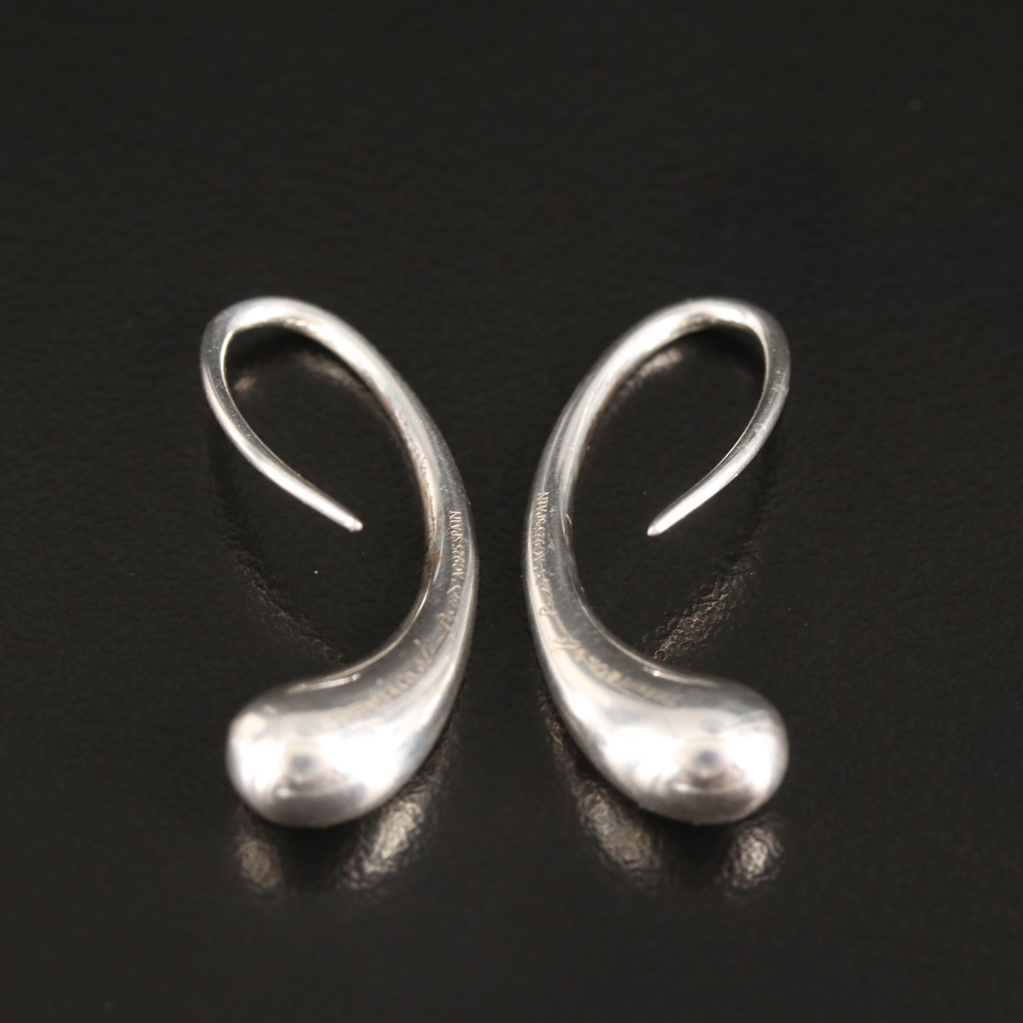 Elsa Peretti for Tiffany & Co. Sterling Teardrop Earrings