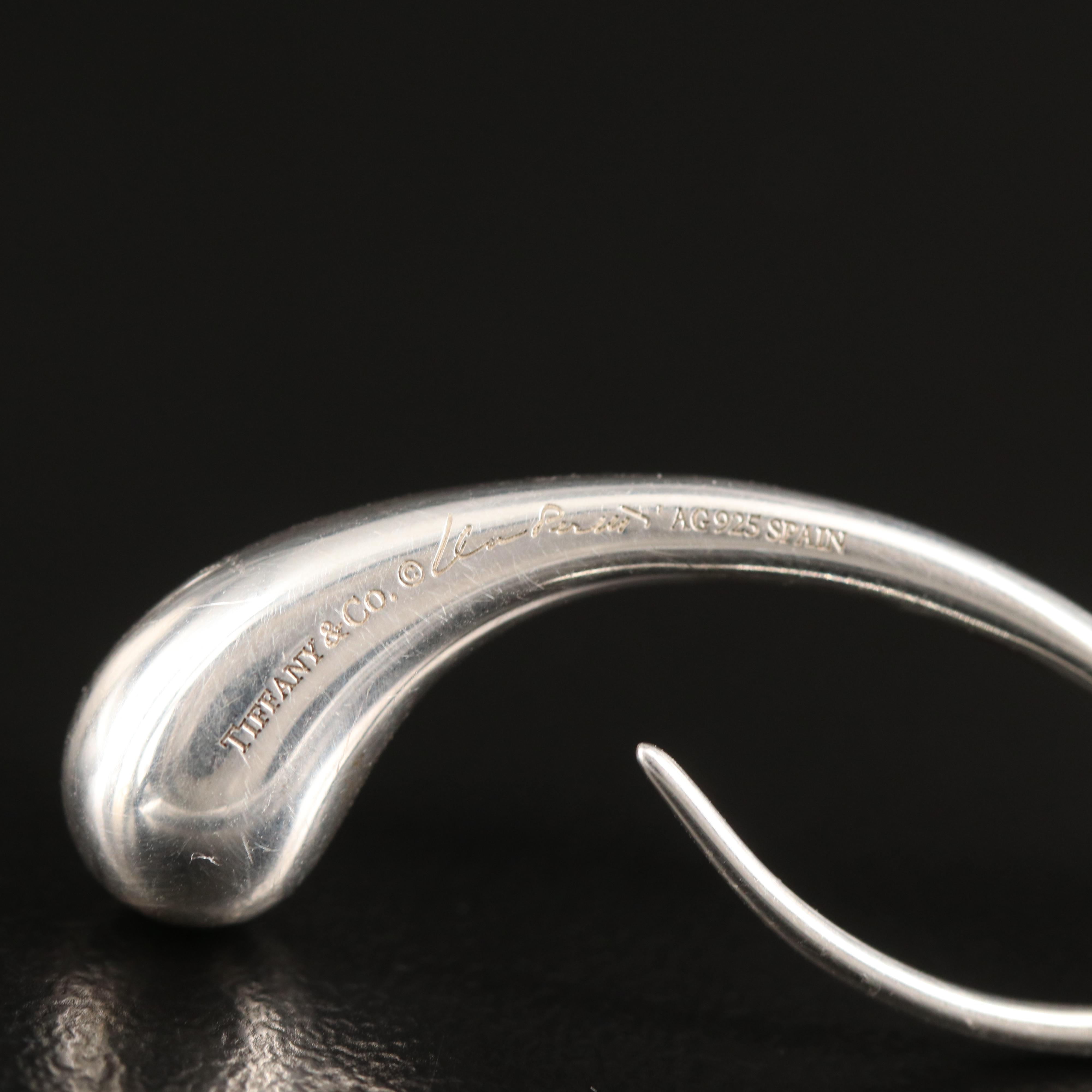 Elsa Peretti for Tiffany & Co. Sterling Teardrop Earrings