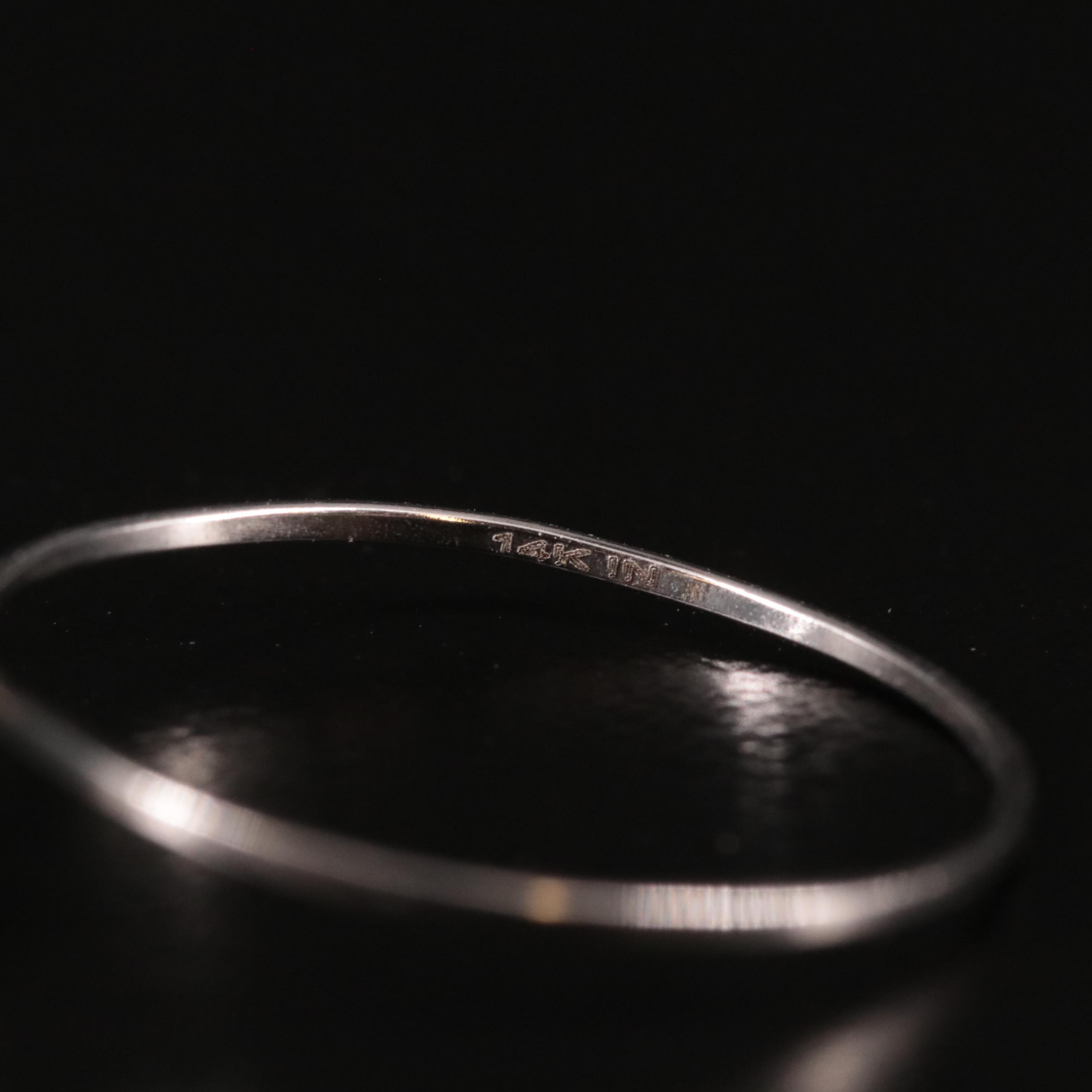 14K Blue Topaz Solitaire Ring