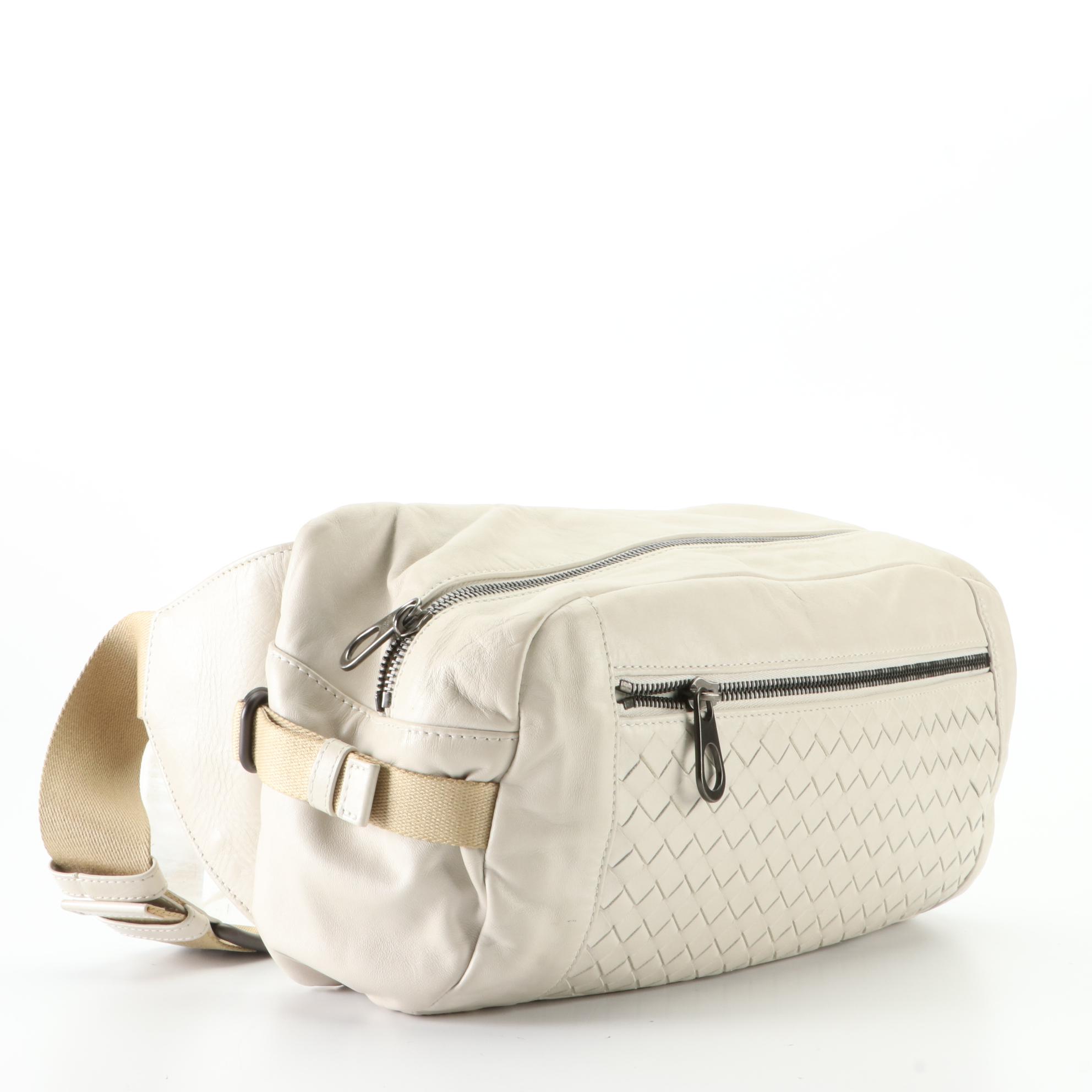 Bottega Veneta Belt/Sling Bag in Intrecciato and Smooth Leather