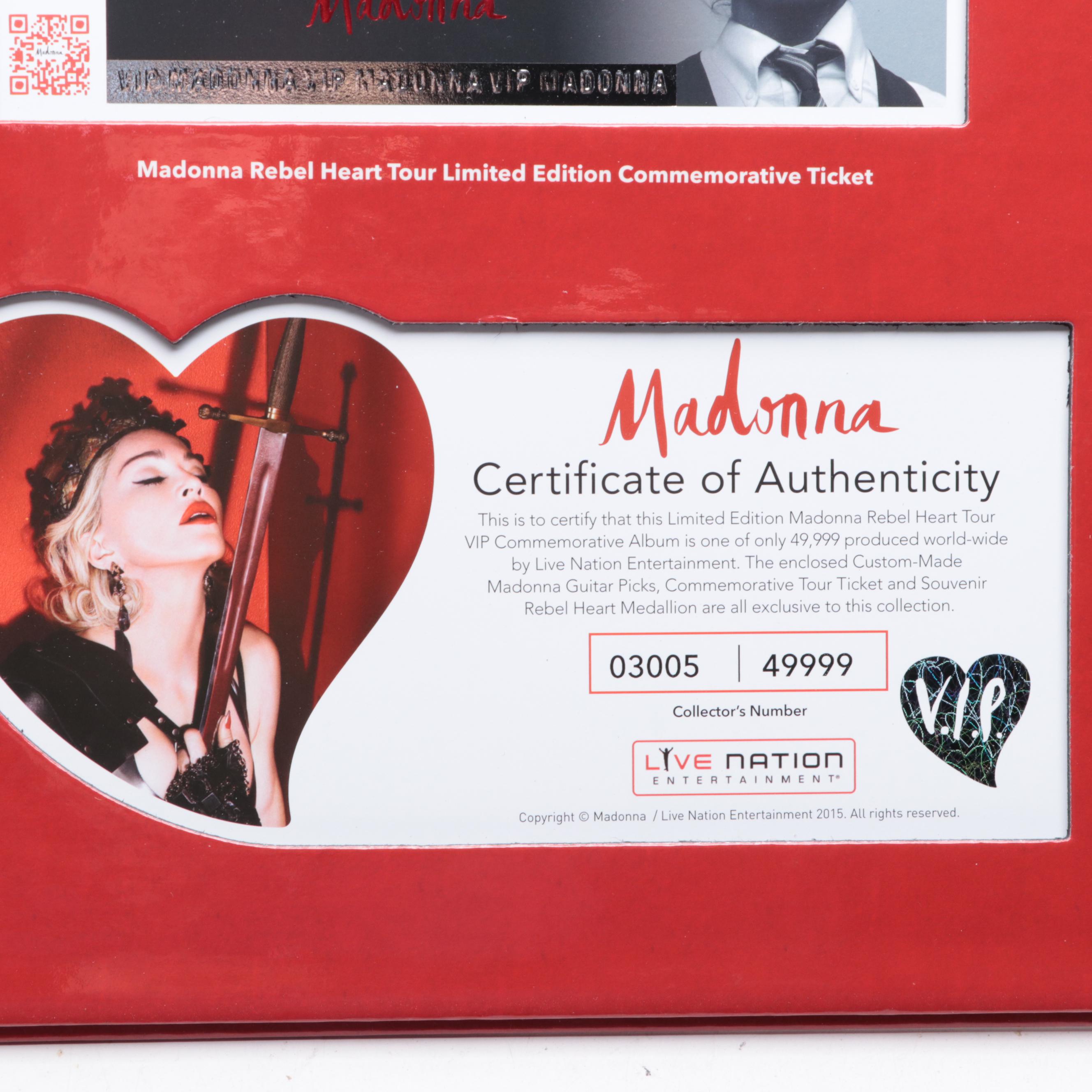 Madonna Limited Edition Rebel Heart Tour Commemorative Album, 2015