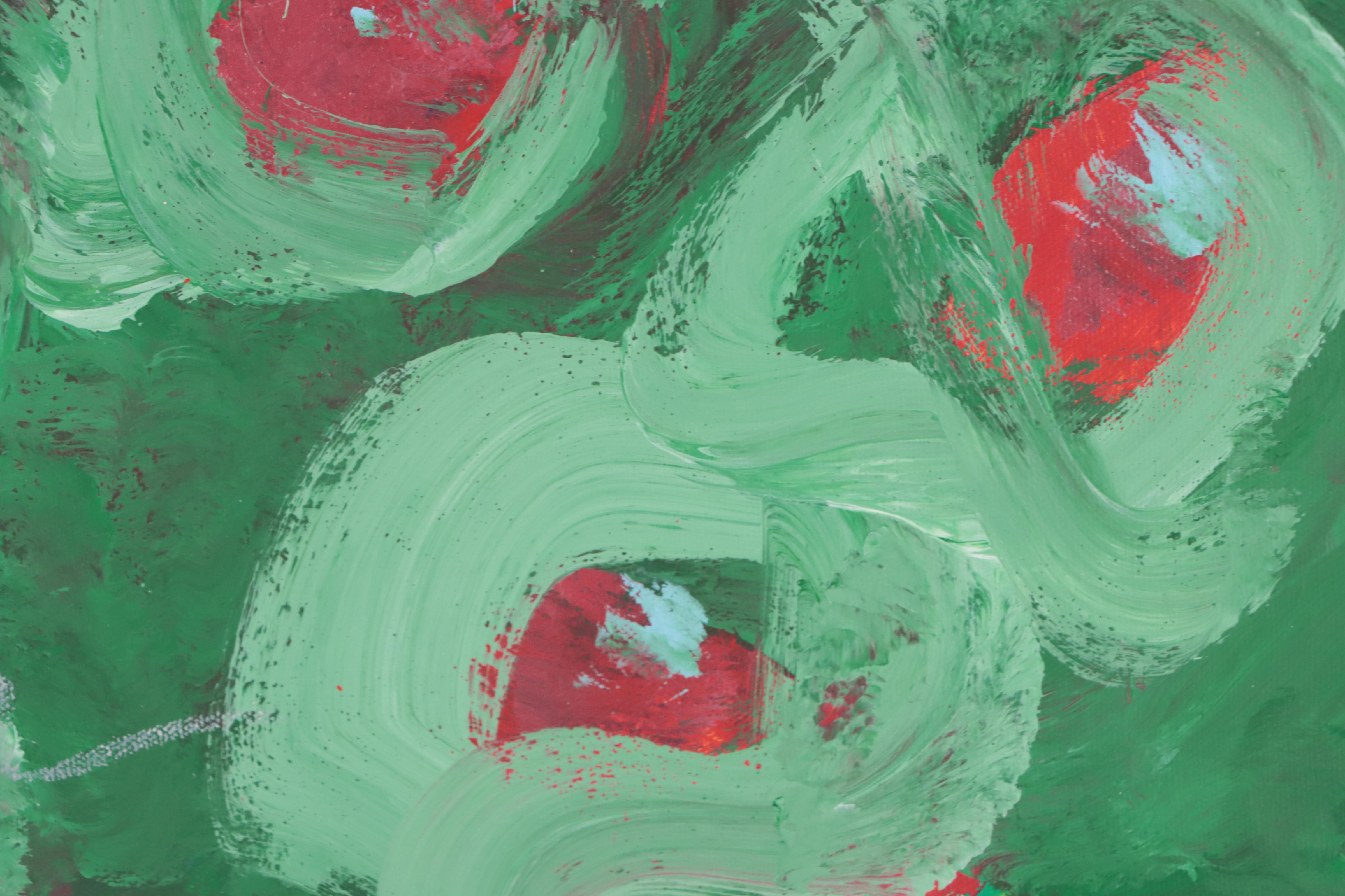 Robbie Kemper Acrylic Painting "Spring Peepers," 21st Century