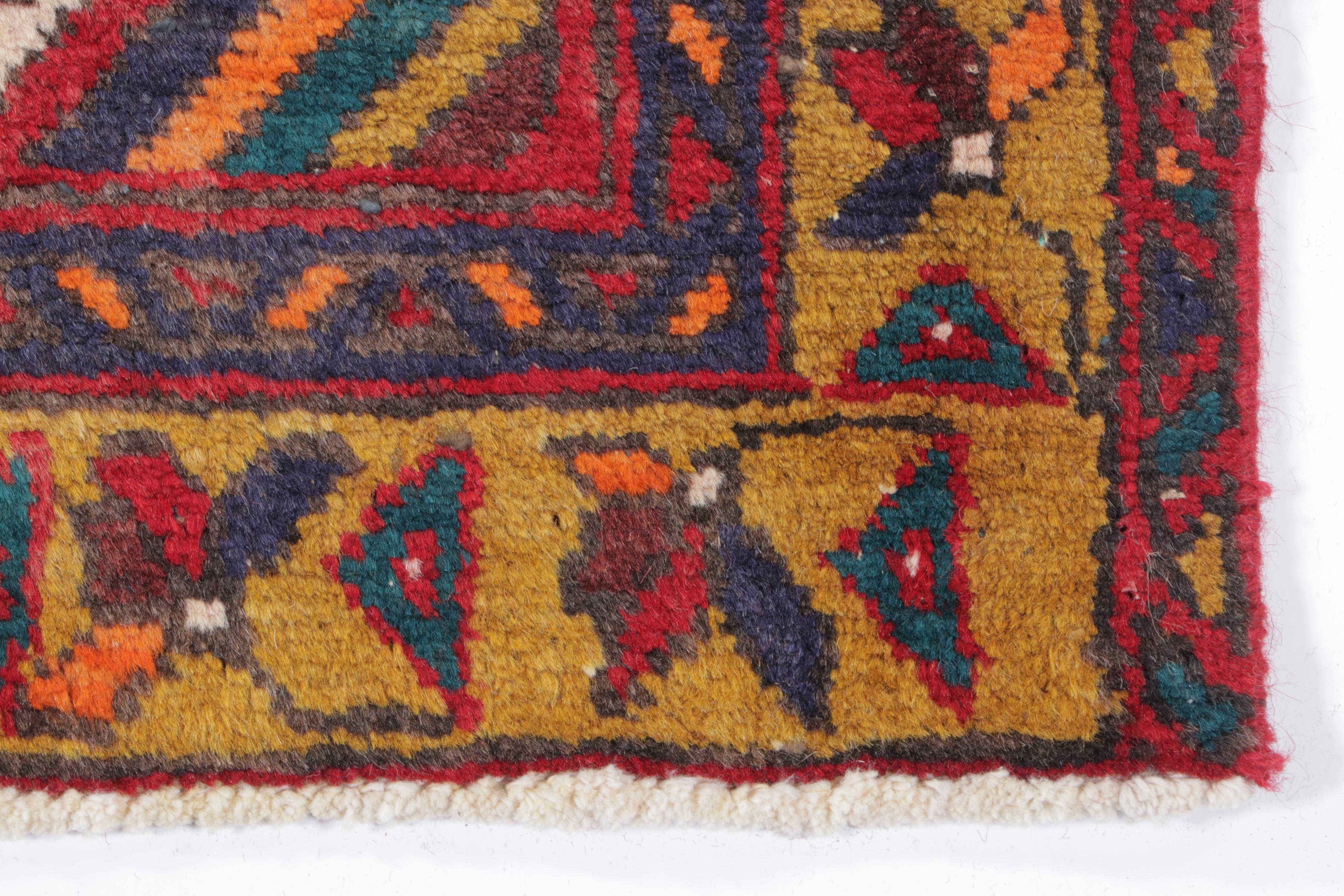 3'6 x 10'10 Hand-Knotted Persian Sarab Long Rug