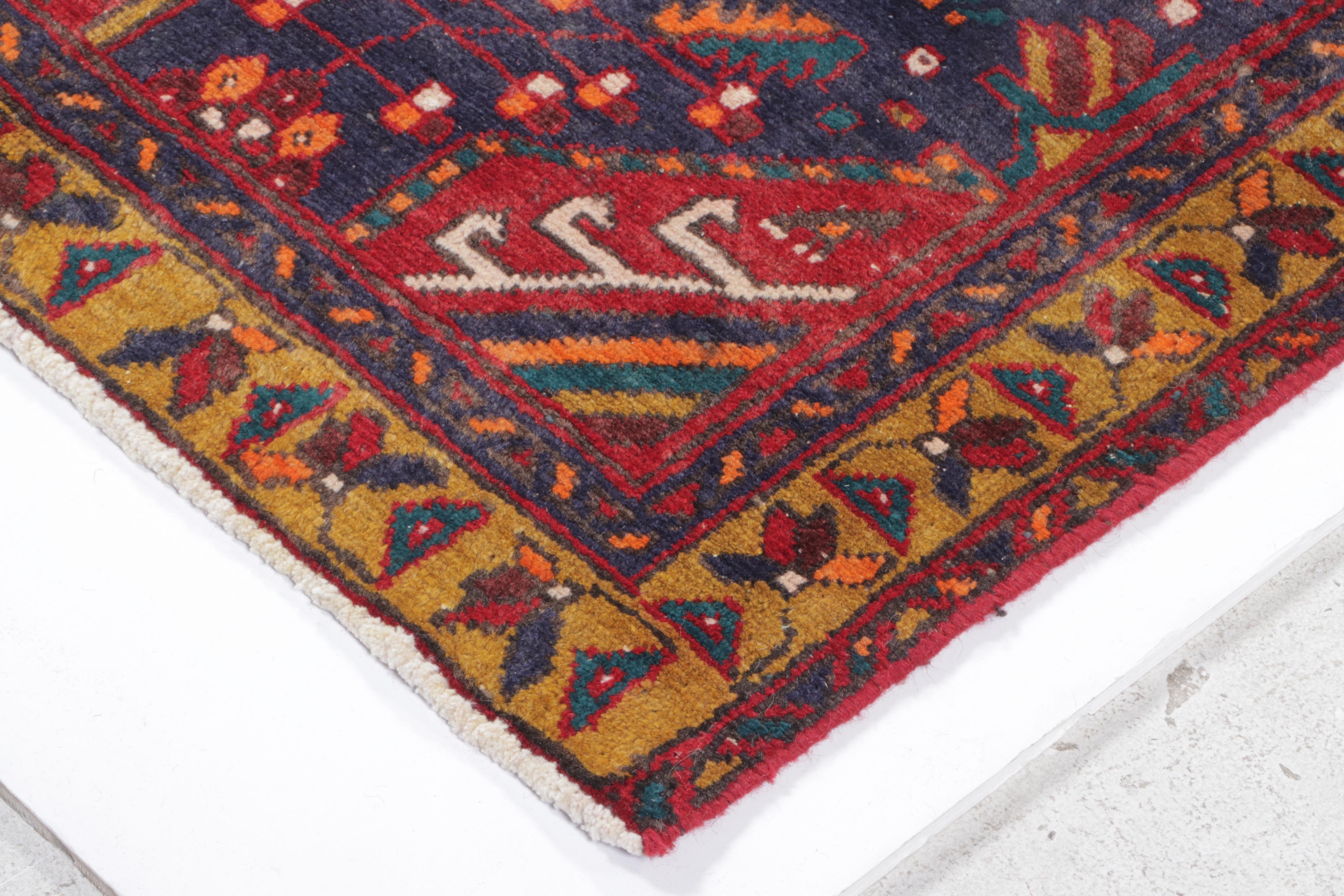 3'6 x 10'10 Hand-Knotted Persian Sarab Long Rug