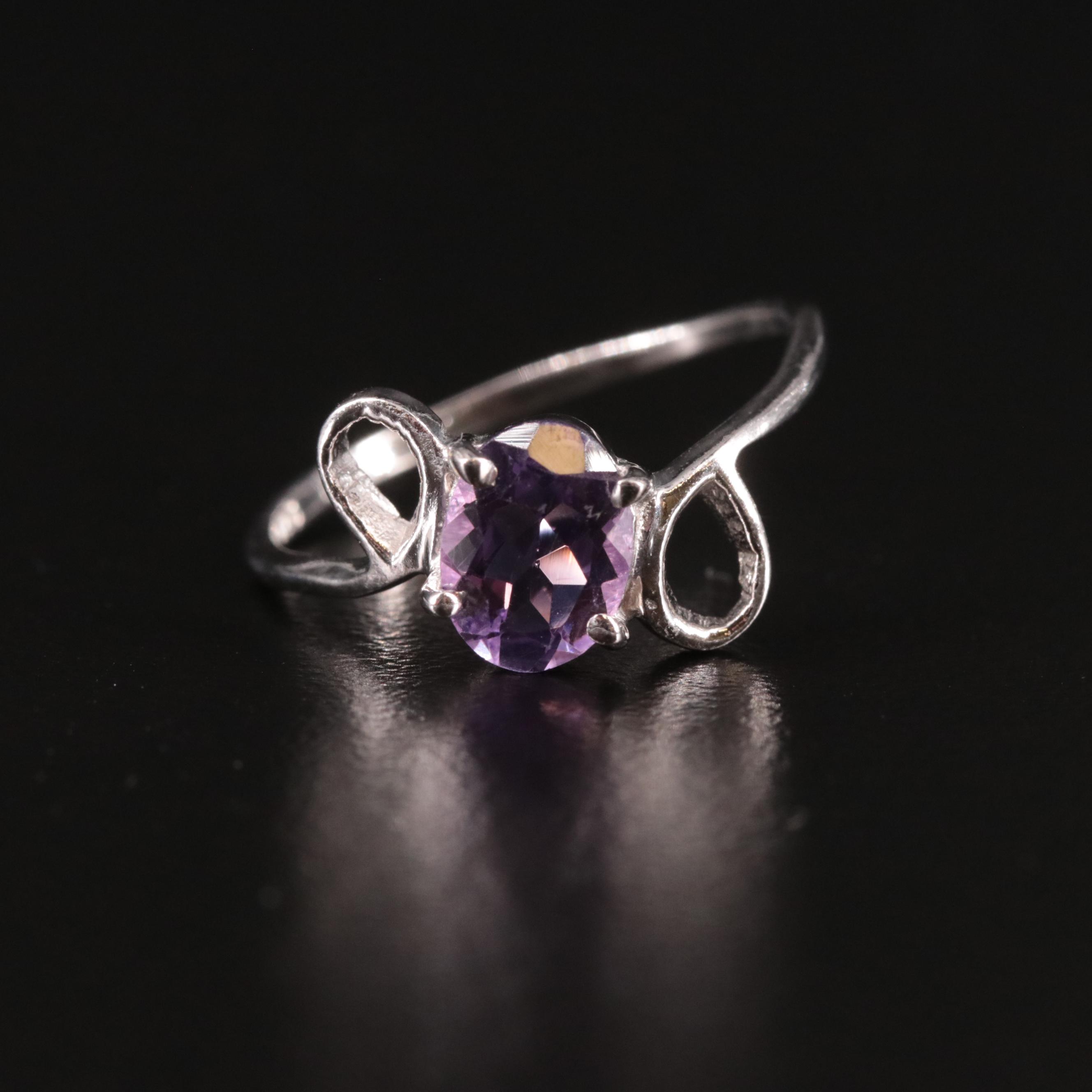Sterling Amethyst Ring
