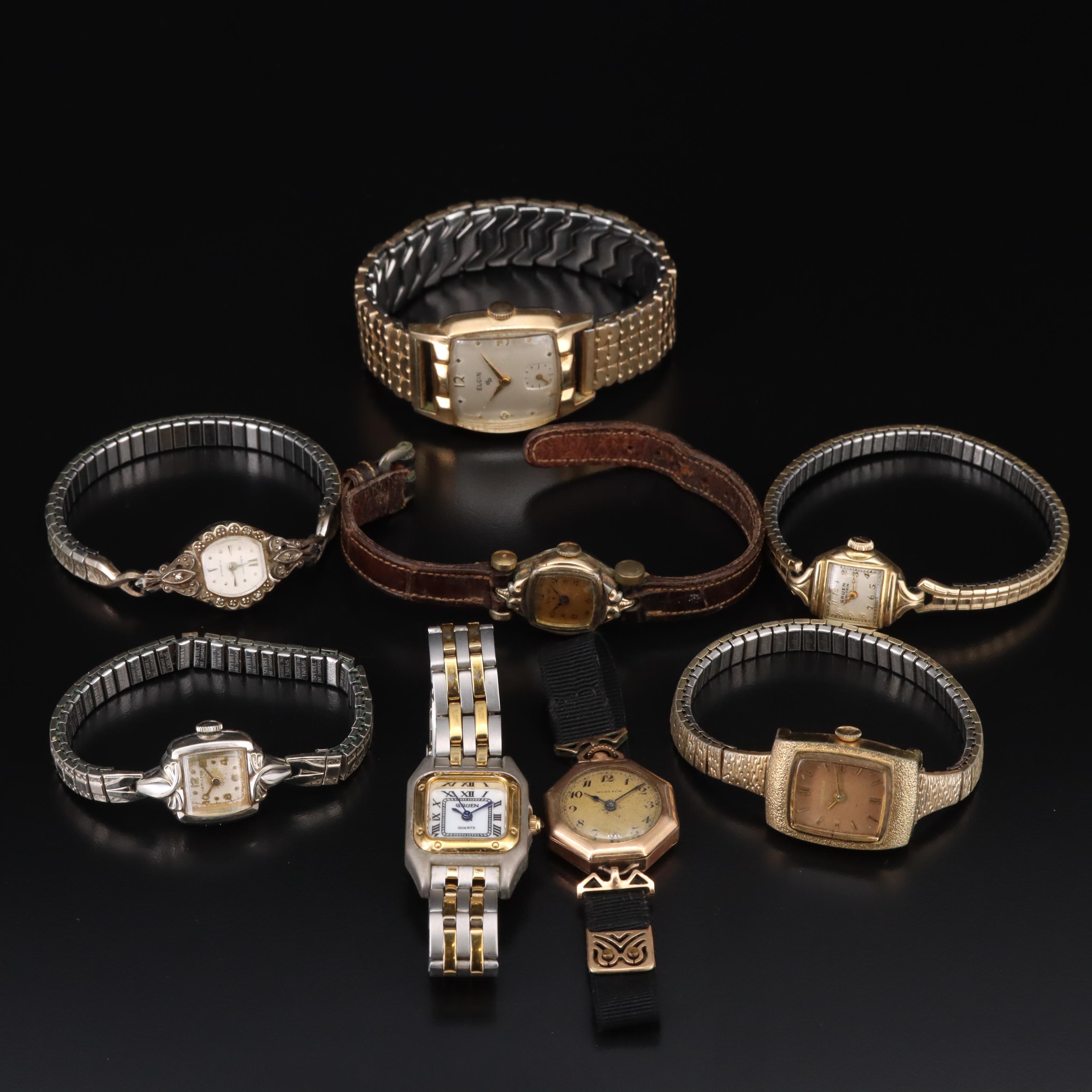 Collection of Watches Including Vintage and Hand Wind