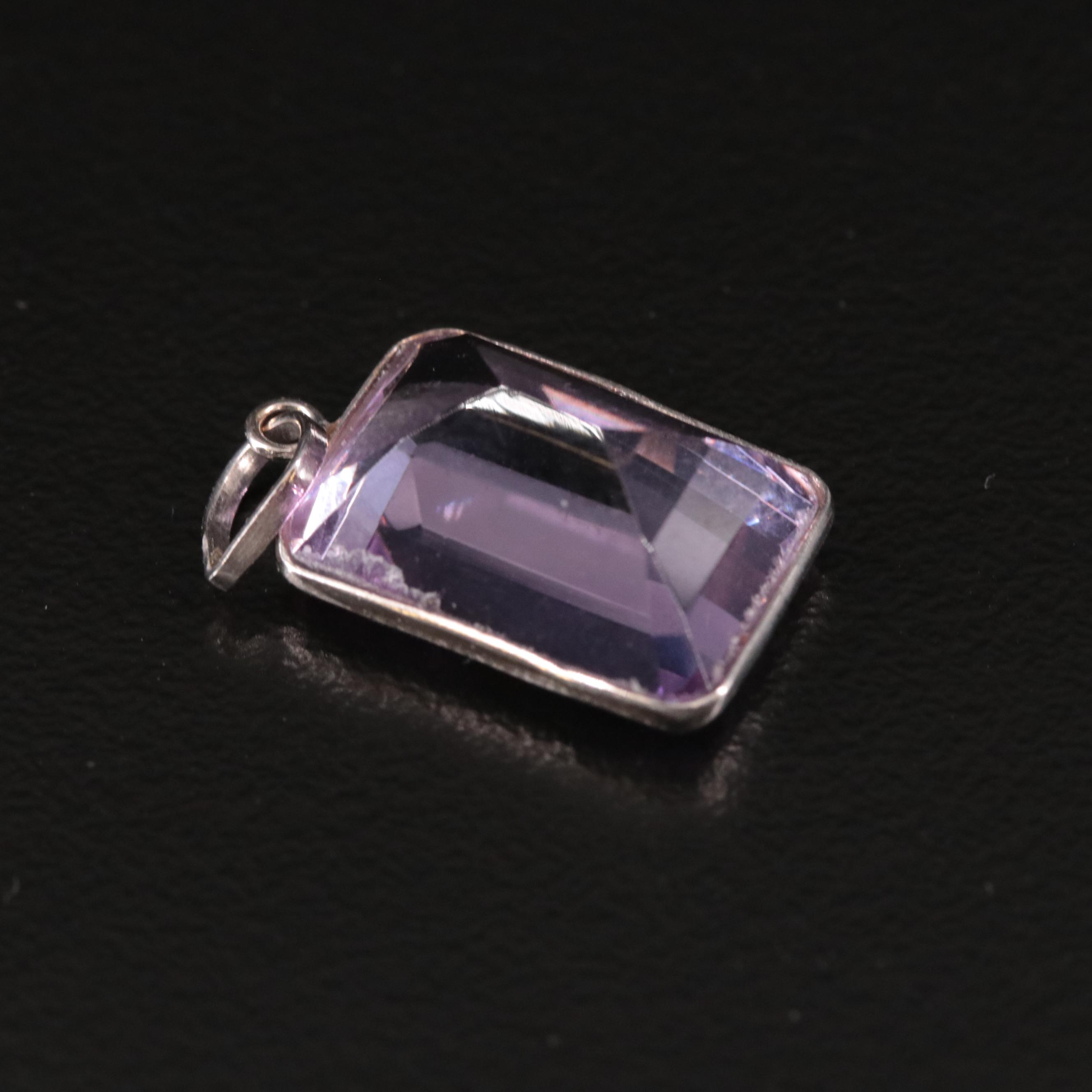 14K Amethyst Pendant