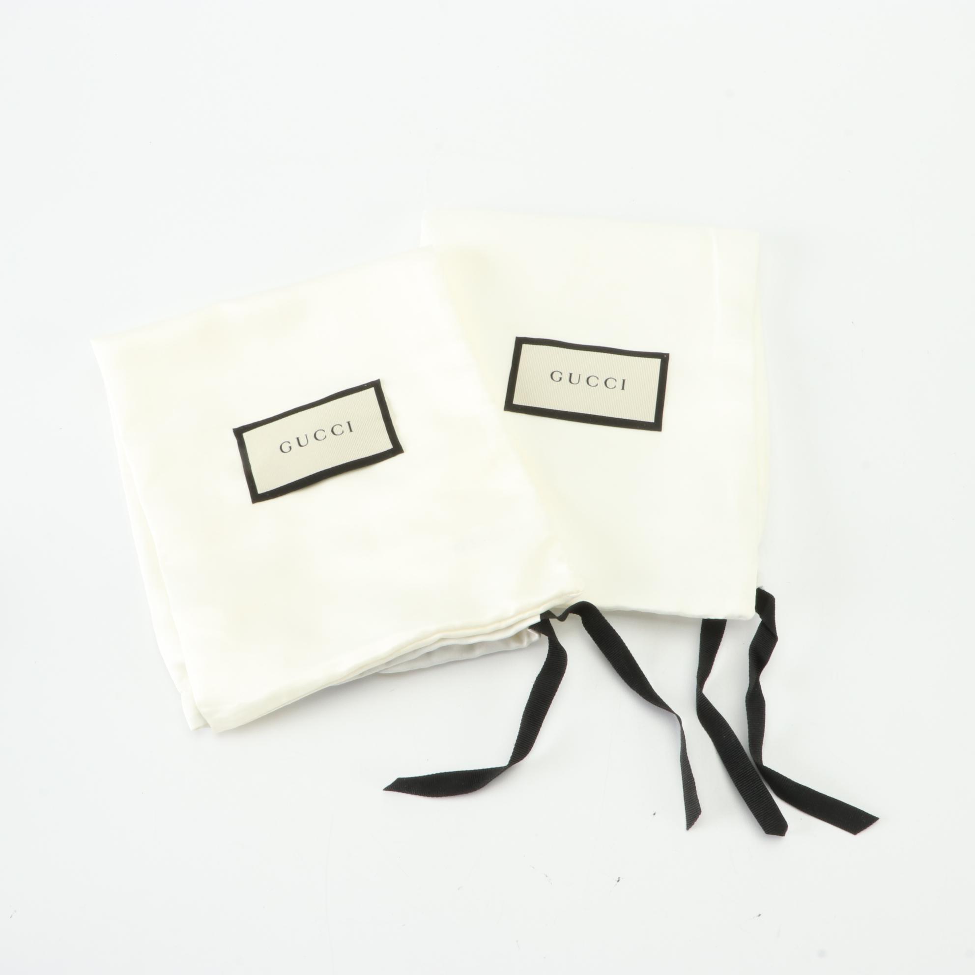 Gucci Marmont Slide Sandals in Metallic Leather with Box