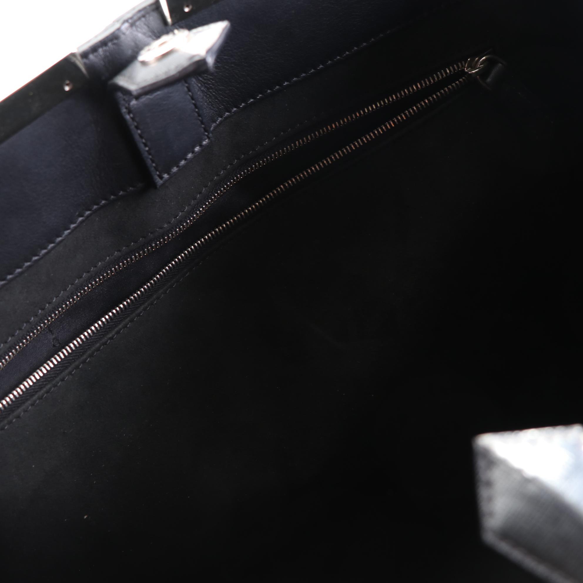 Fendi Large 3Jours Tote Bag in Bicolor Leather