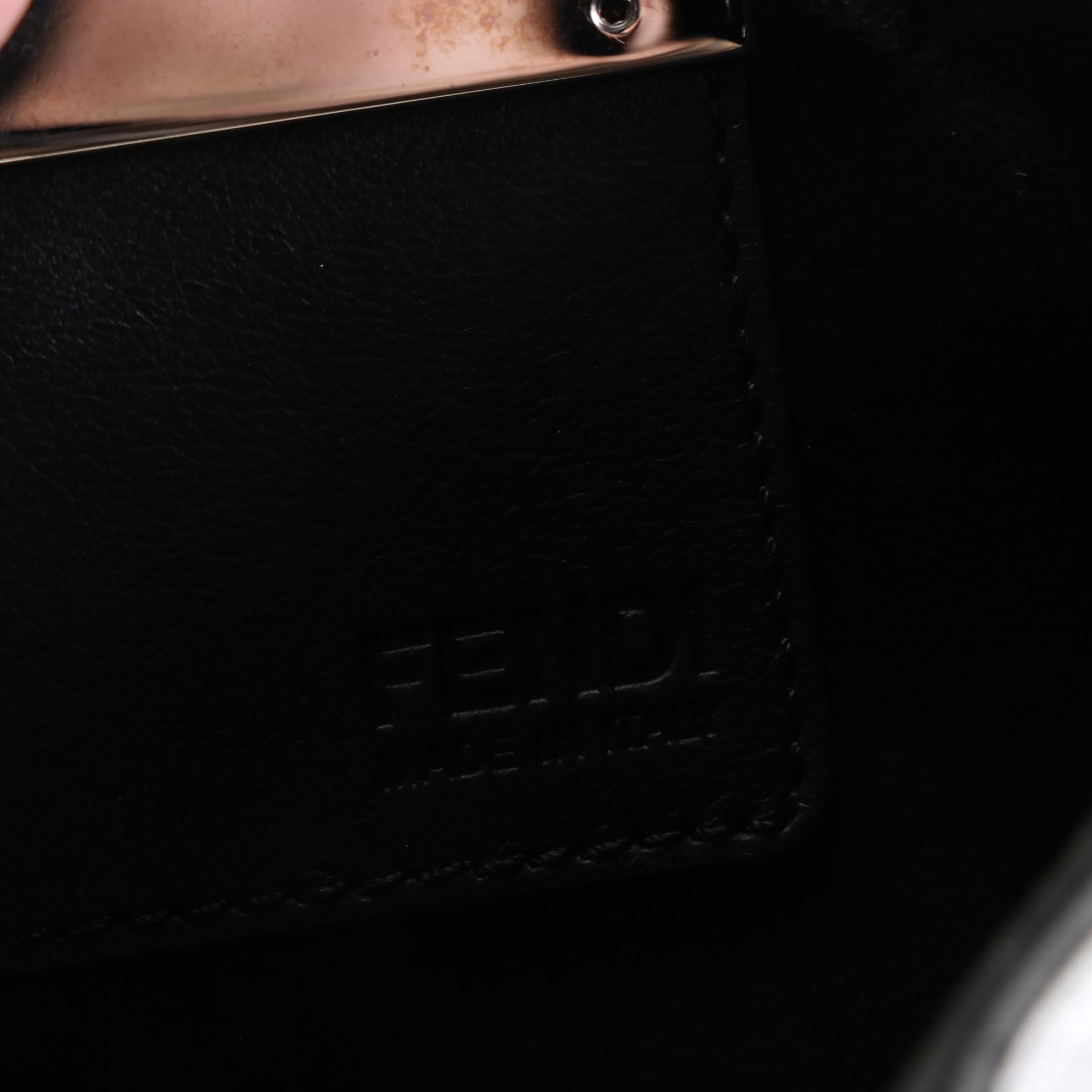 Fendi Large 3Jours Tote Bag in Bicolor Leather