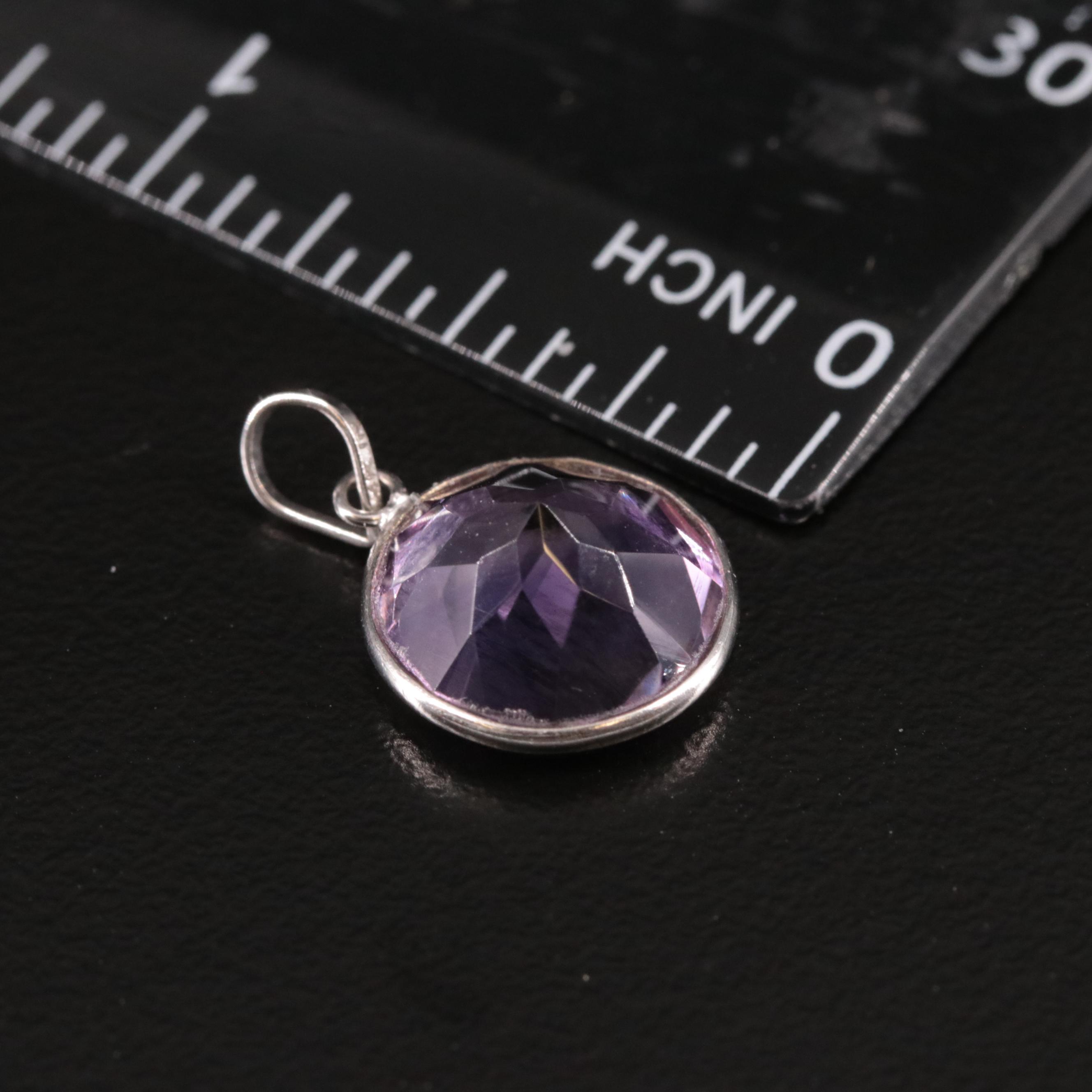 14K Amethyst Pendant