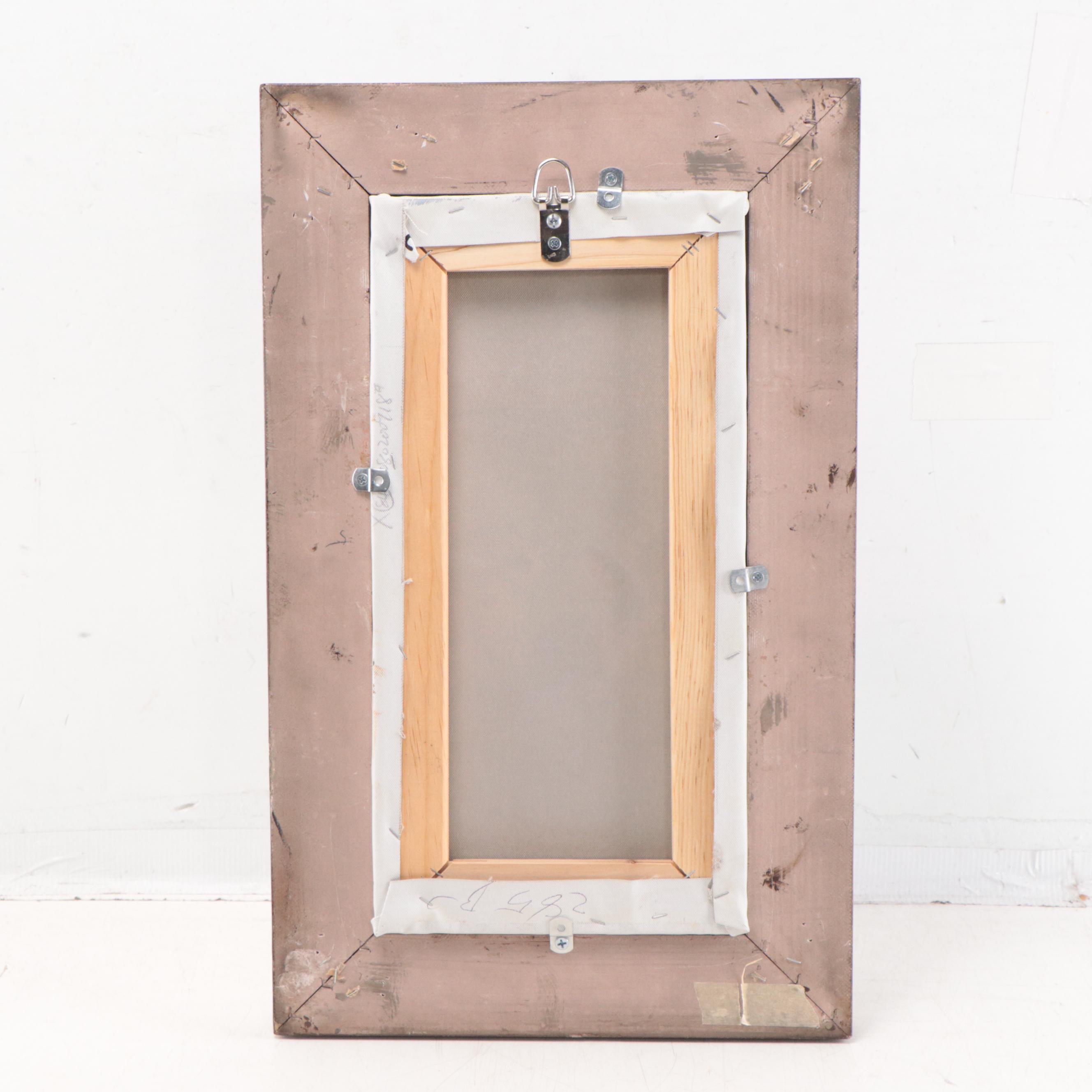 Oil Painting of Rabbits, Circa 2000