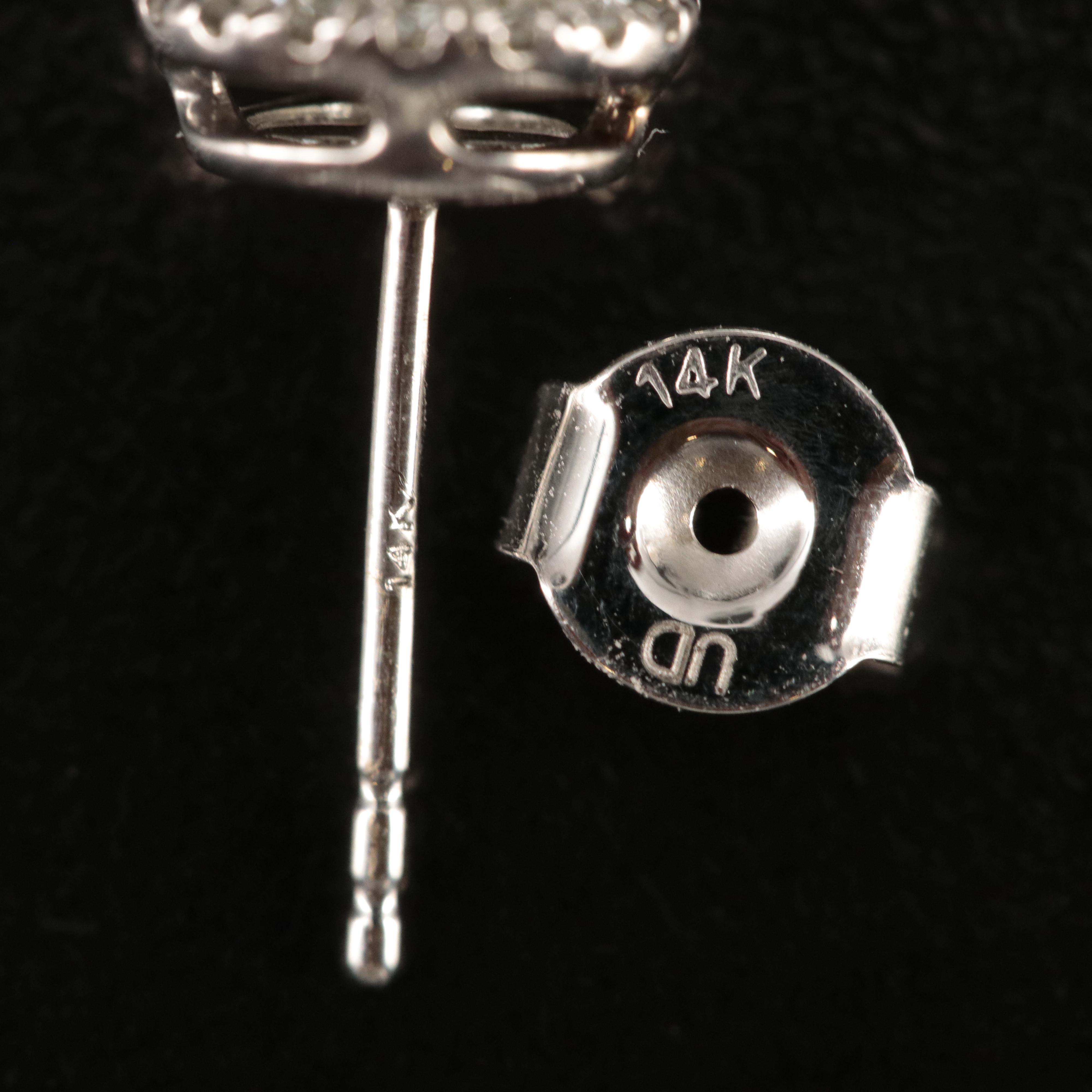 14K 0.96 CTW Lab Grown Diamond Stud Earrings