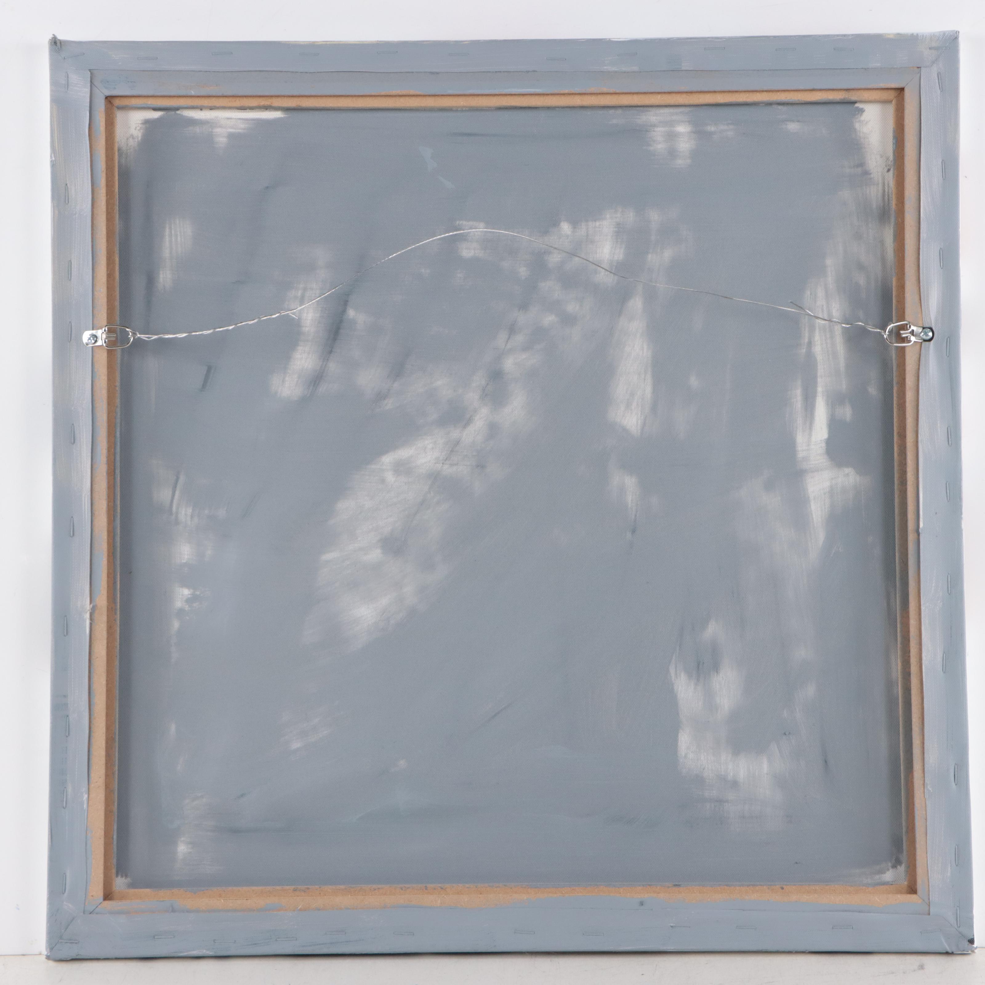 Robbie Kemper Abstract Acrylic Painting "11 Squares," 21st Century