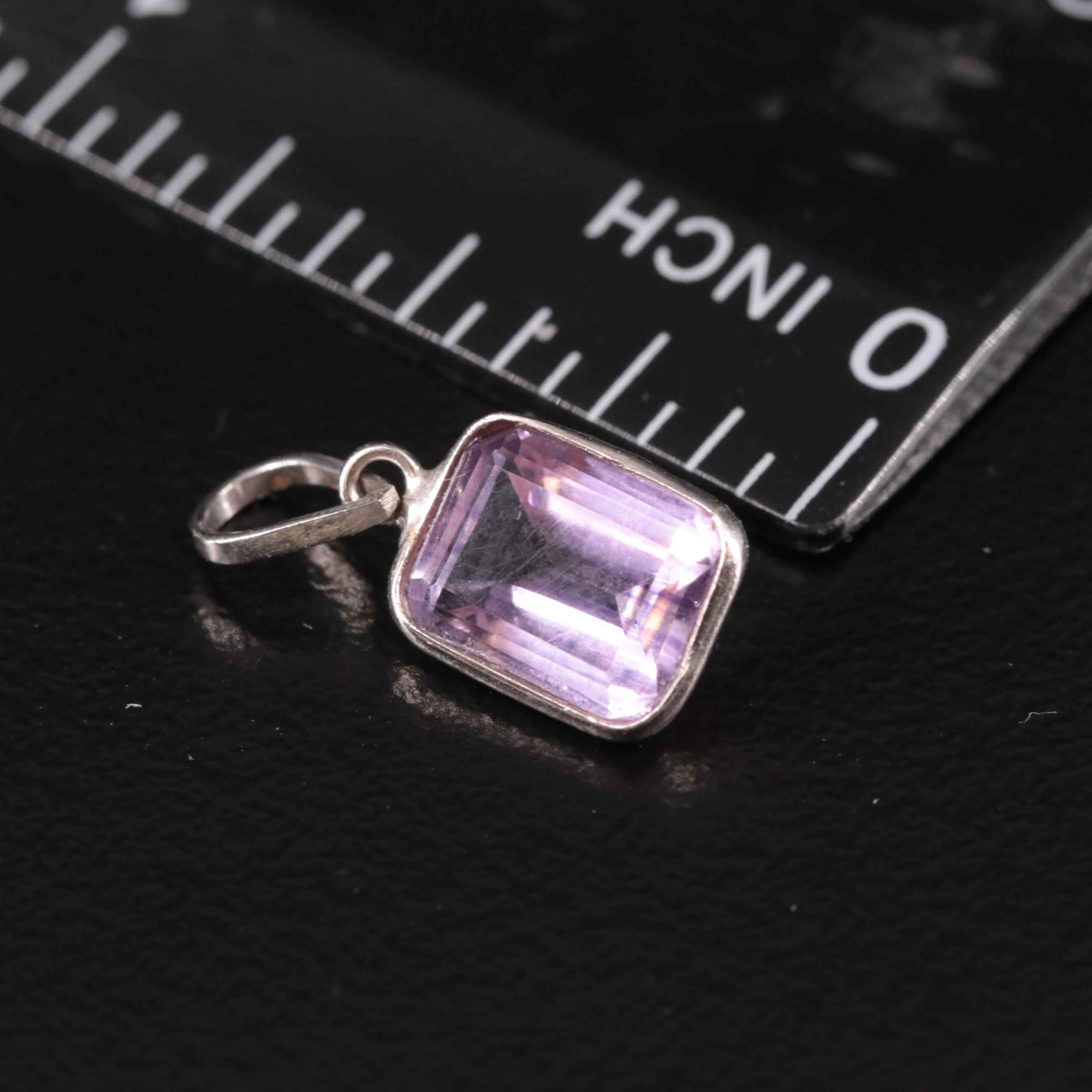 14K Amethyst Pendant