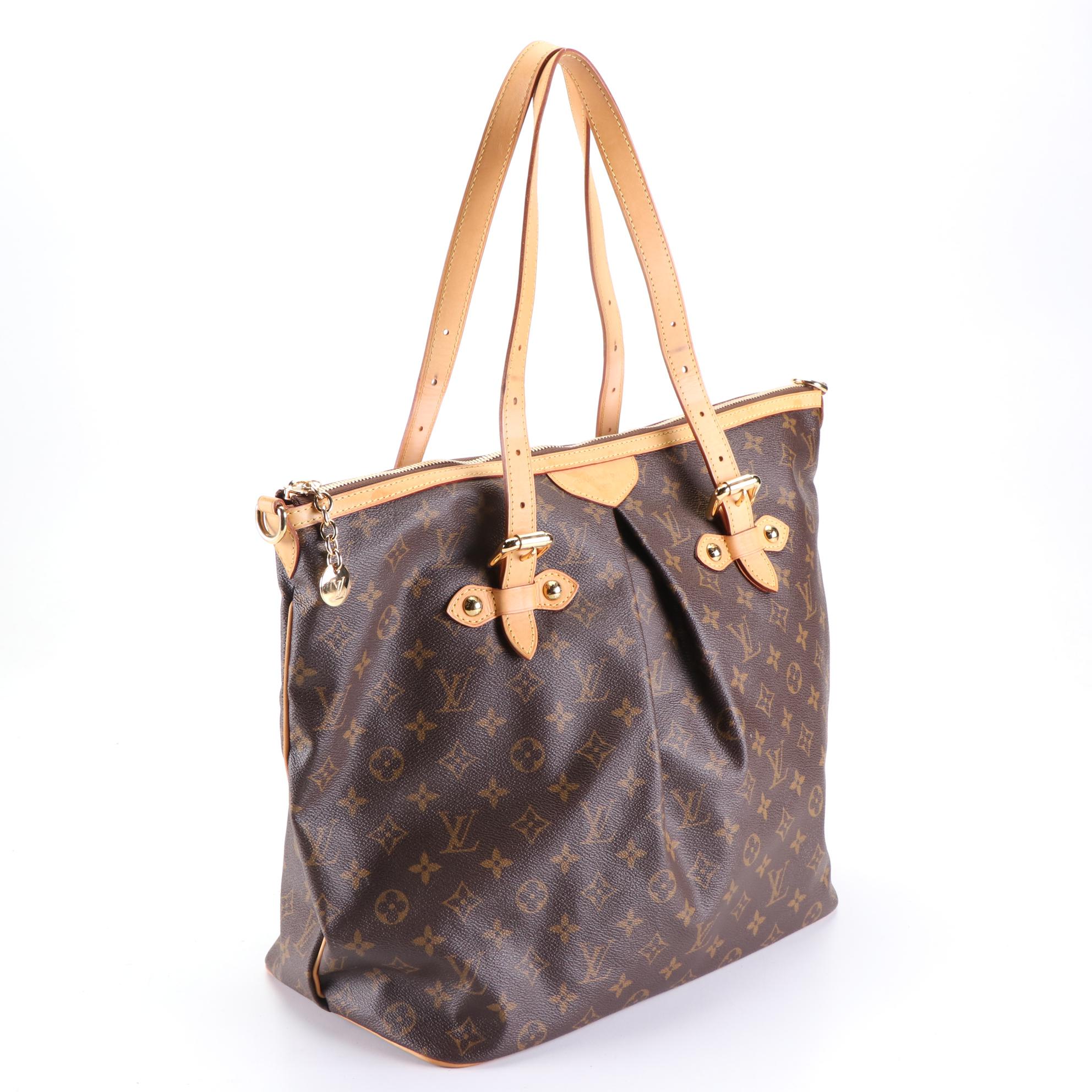 Louis Vuitton Palermo GM Bag in Monogram Canvas and Leather