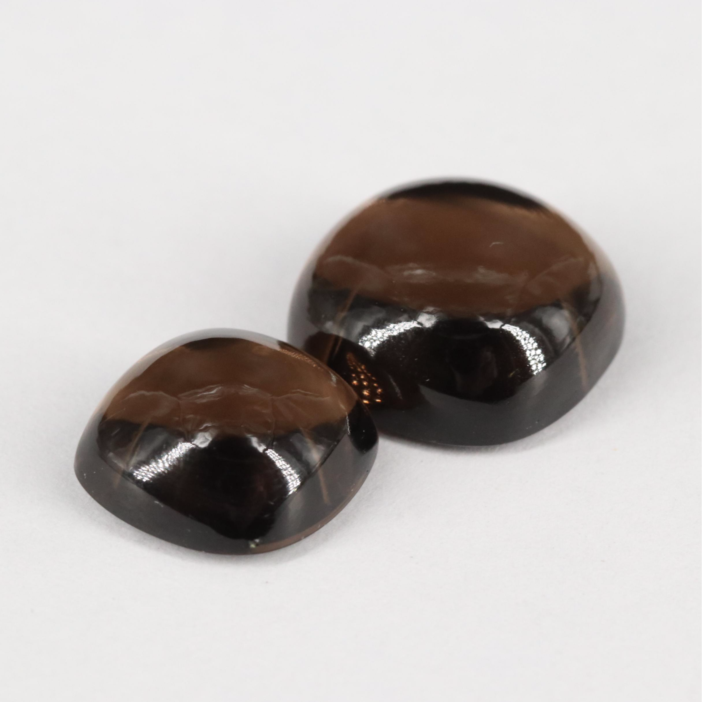 loose 17.87 CTW Smoky Quartz Lot