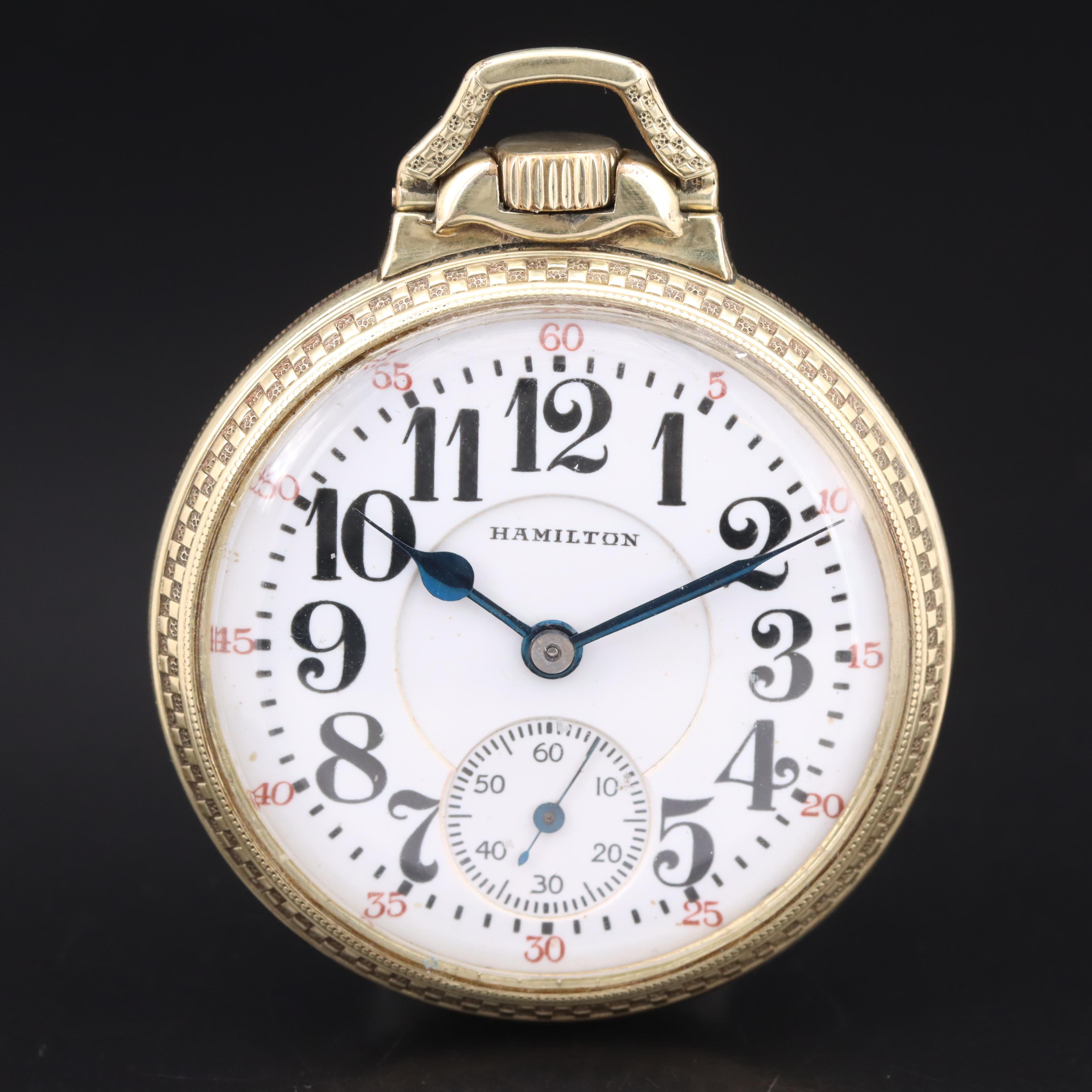 1926 Hamilton Railroad Grade Pocket Watch
