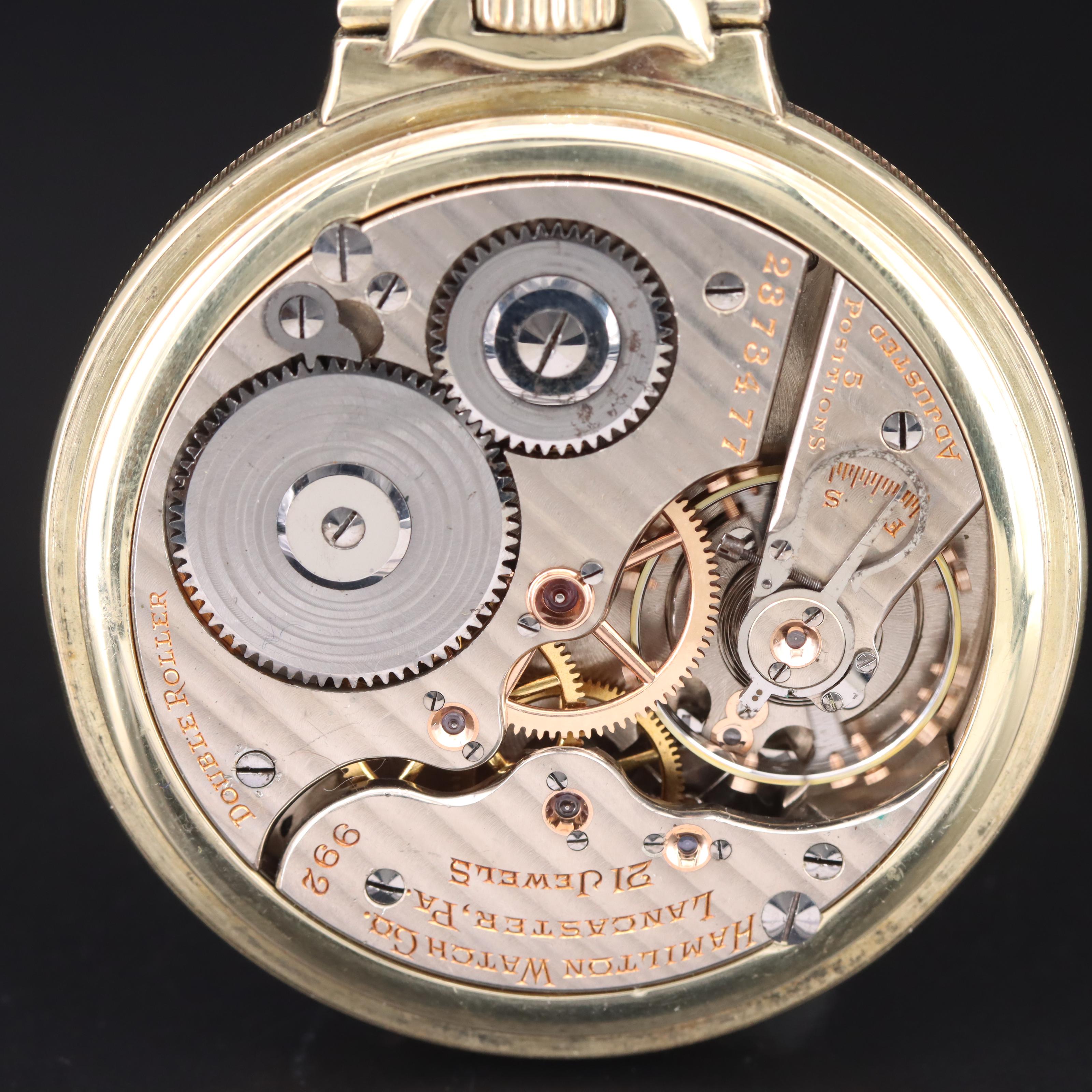 1926 Hamilton Railroad Grade Pocket Watch