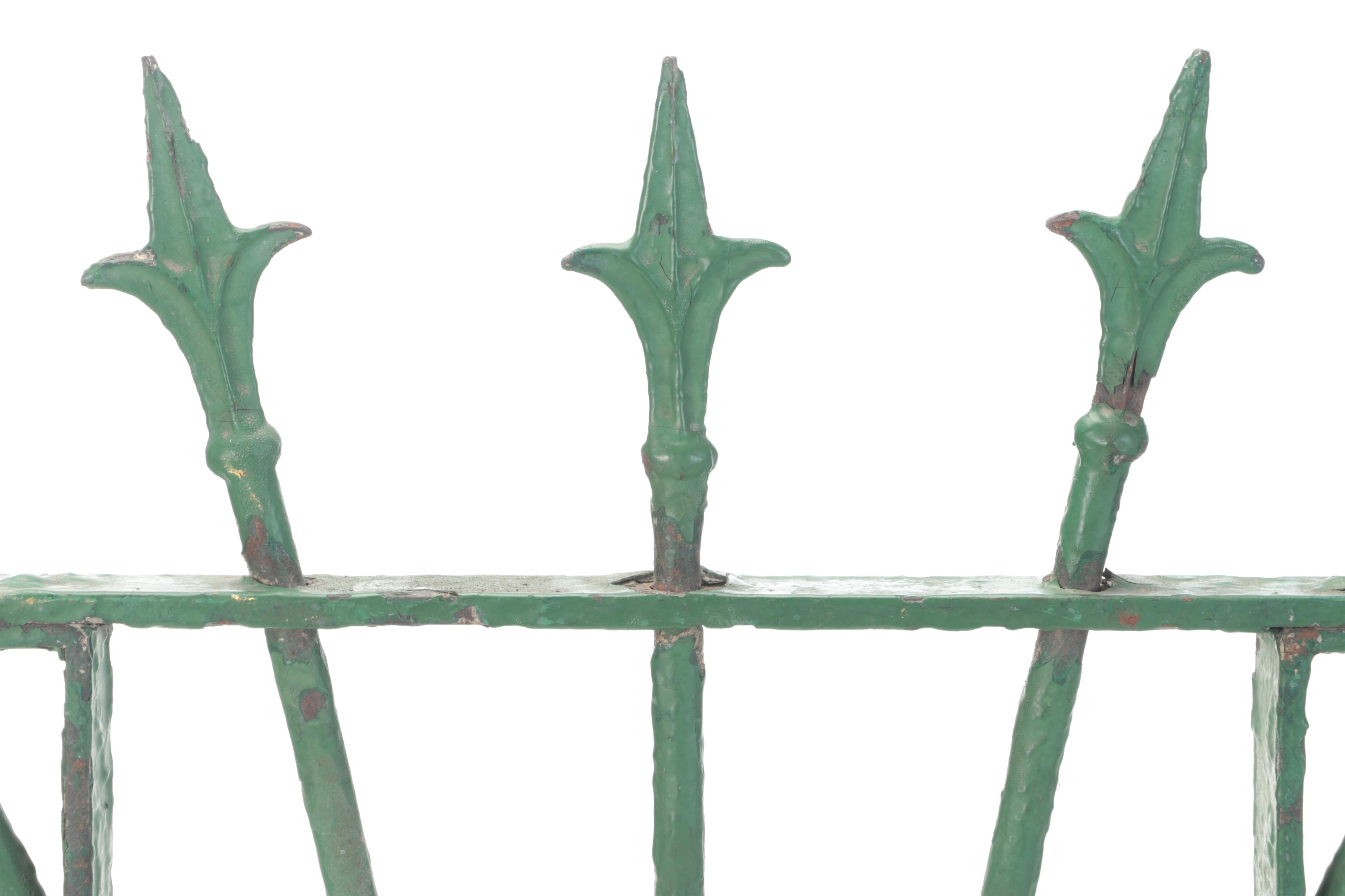 Victorian Cast Iron Fence Panels, Circa 1900
