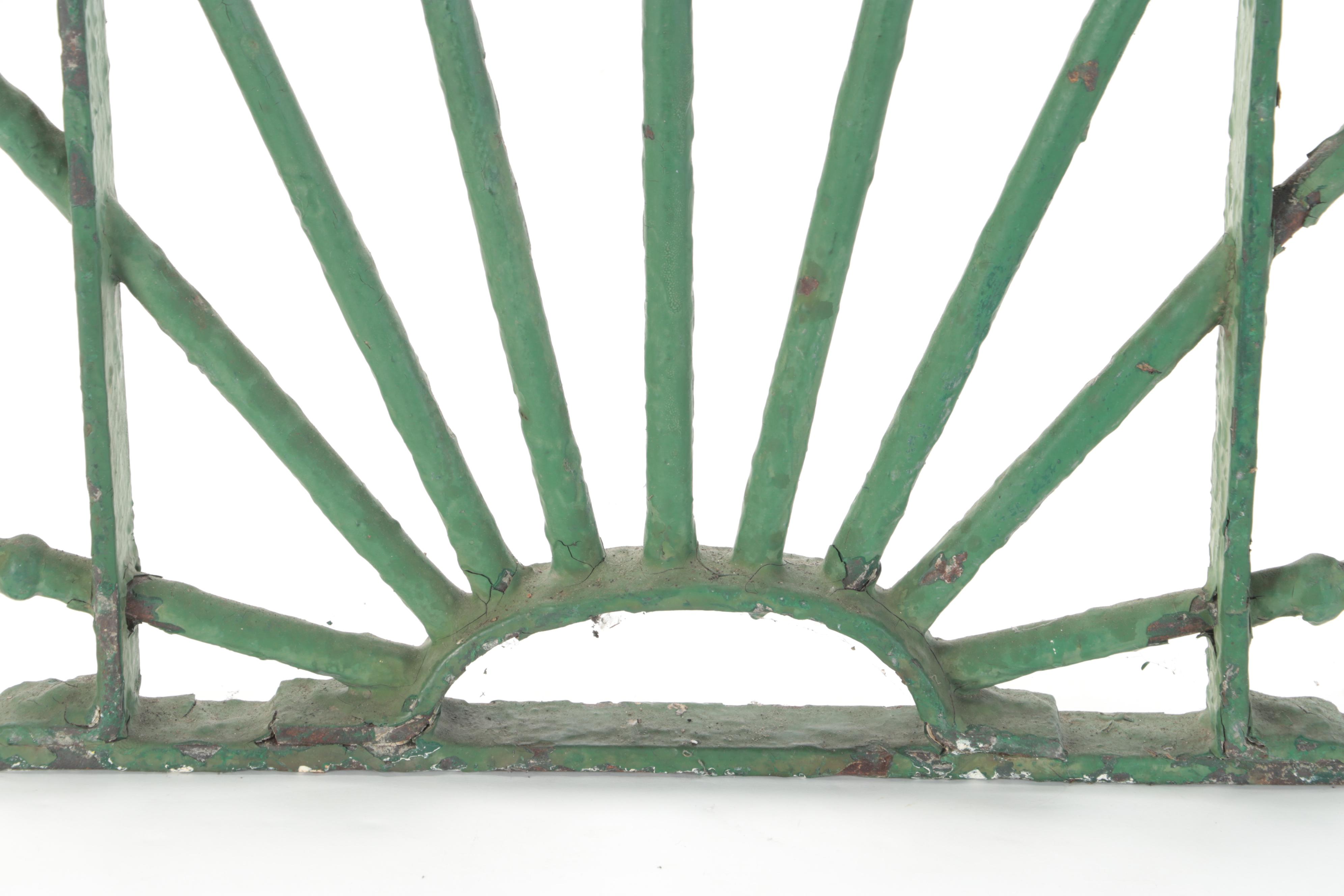 Victorian Cast Iron Fence Panels, Circa 1900