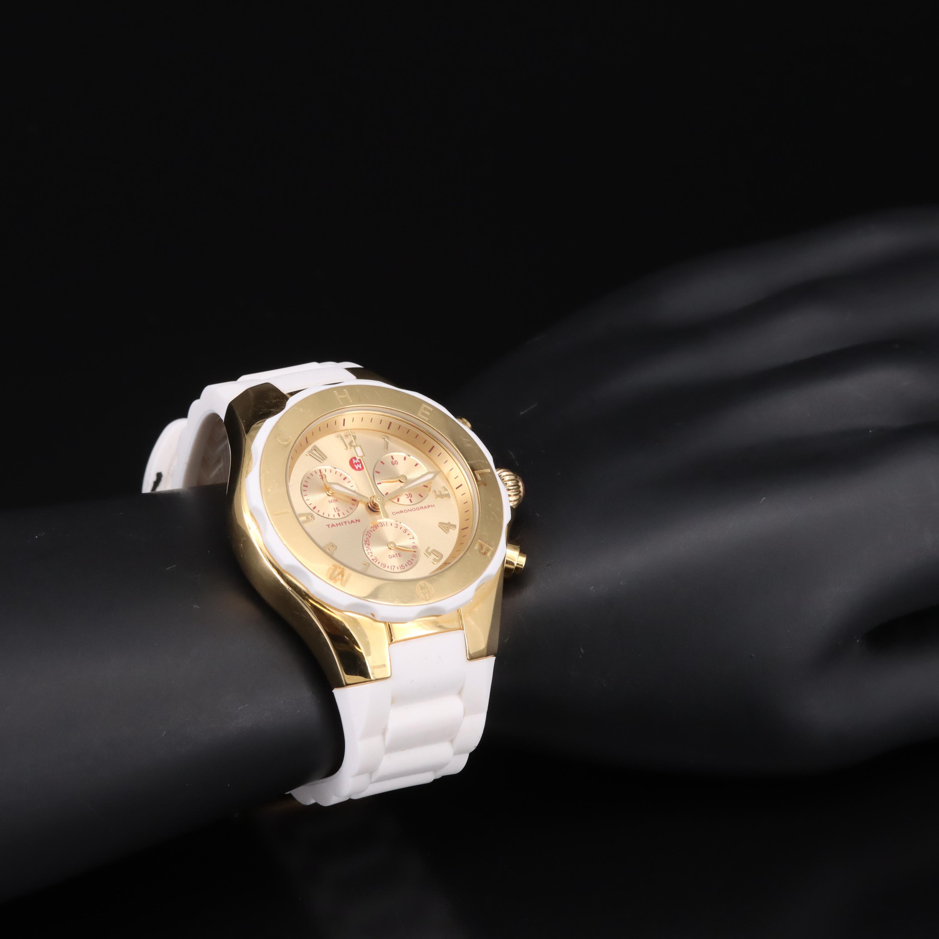 Michele Tahitian Chronograph Date Watch