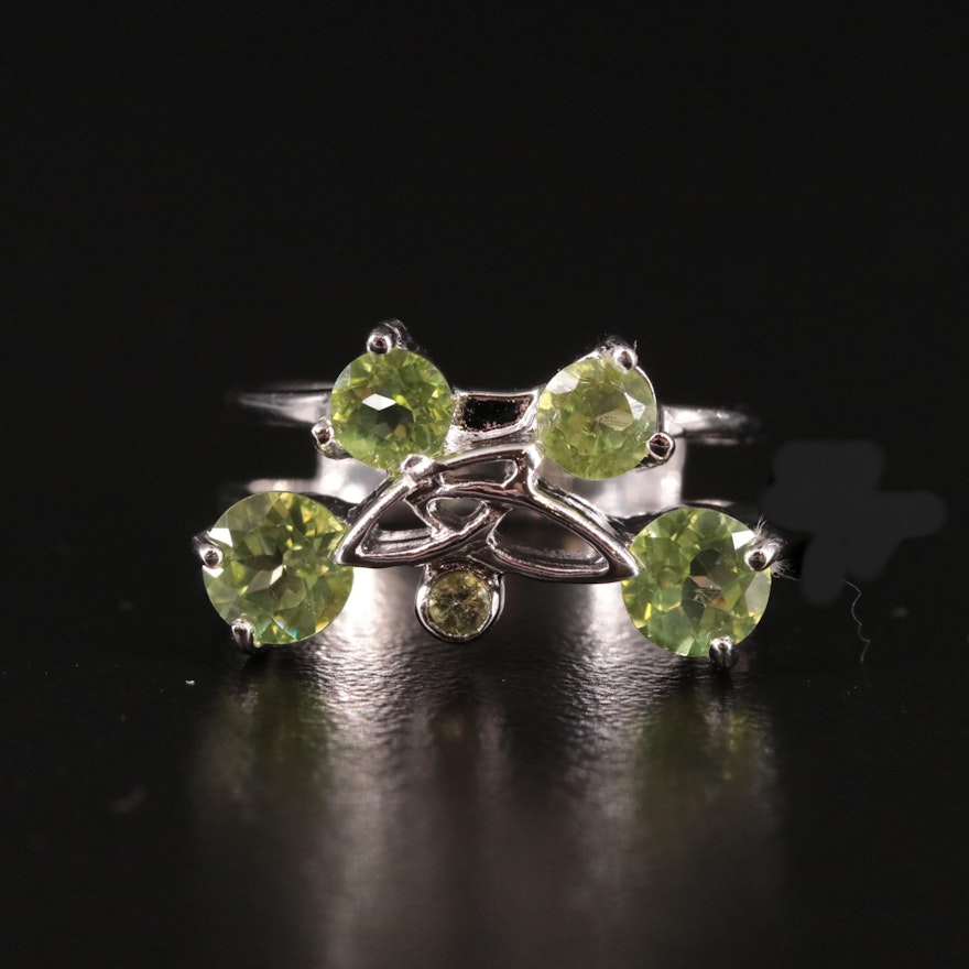 Sterling Peridot Ring