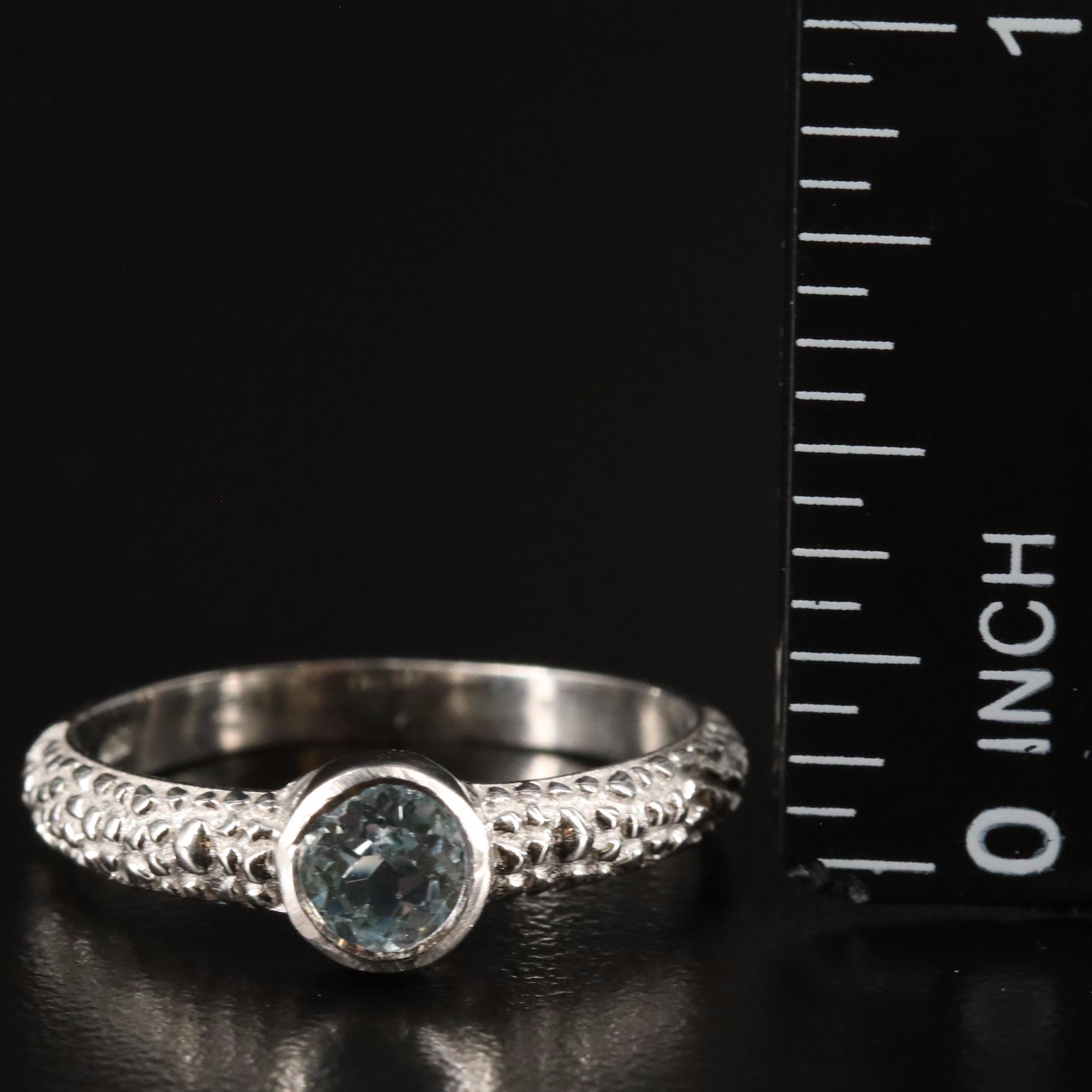 Sterling Blue Topaz Ring