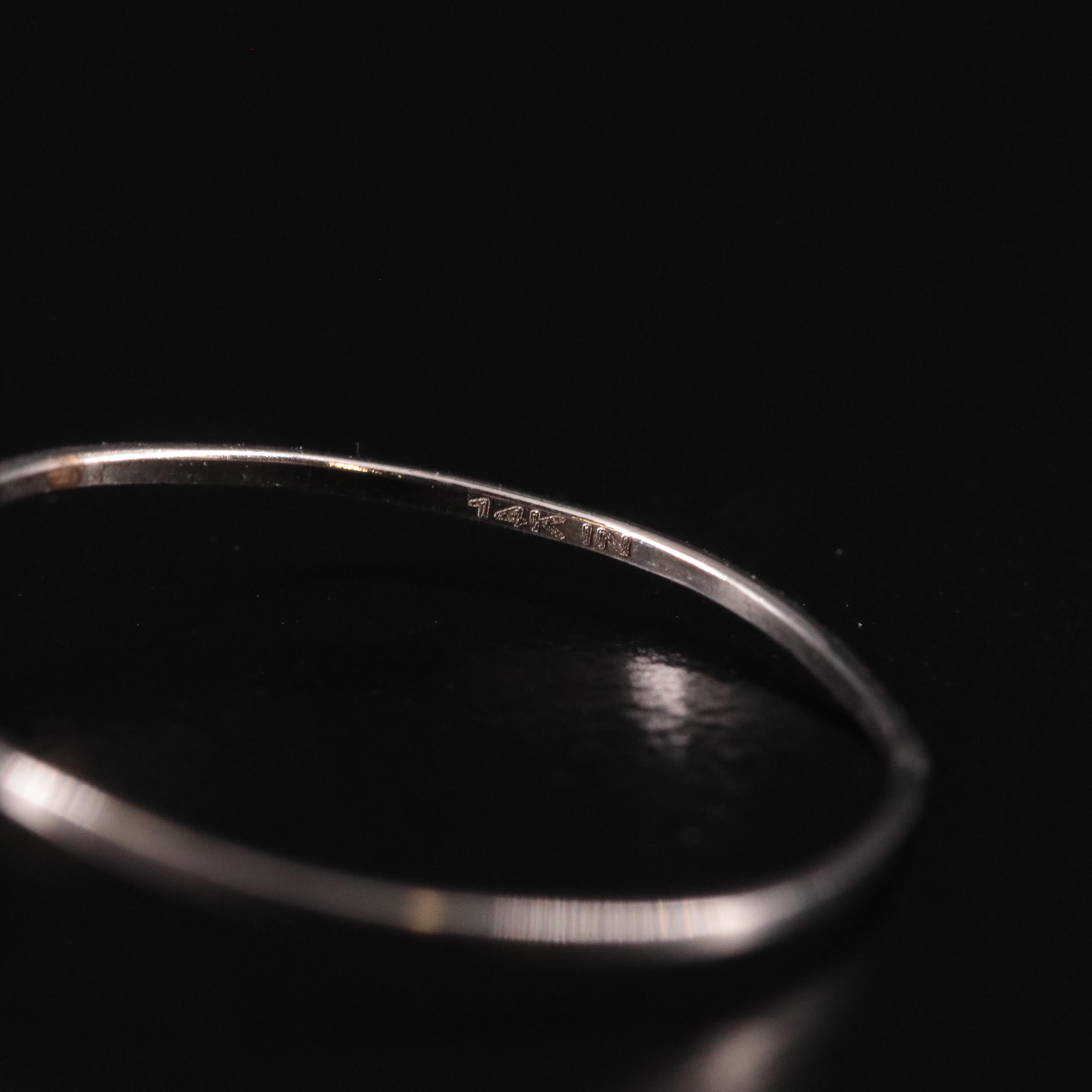 14K Citrine Solitaire Ring