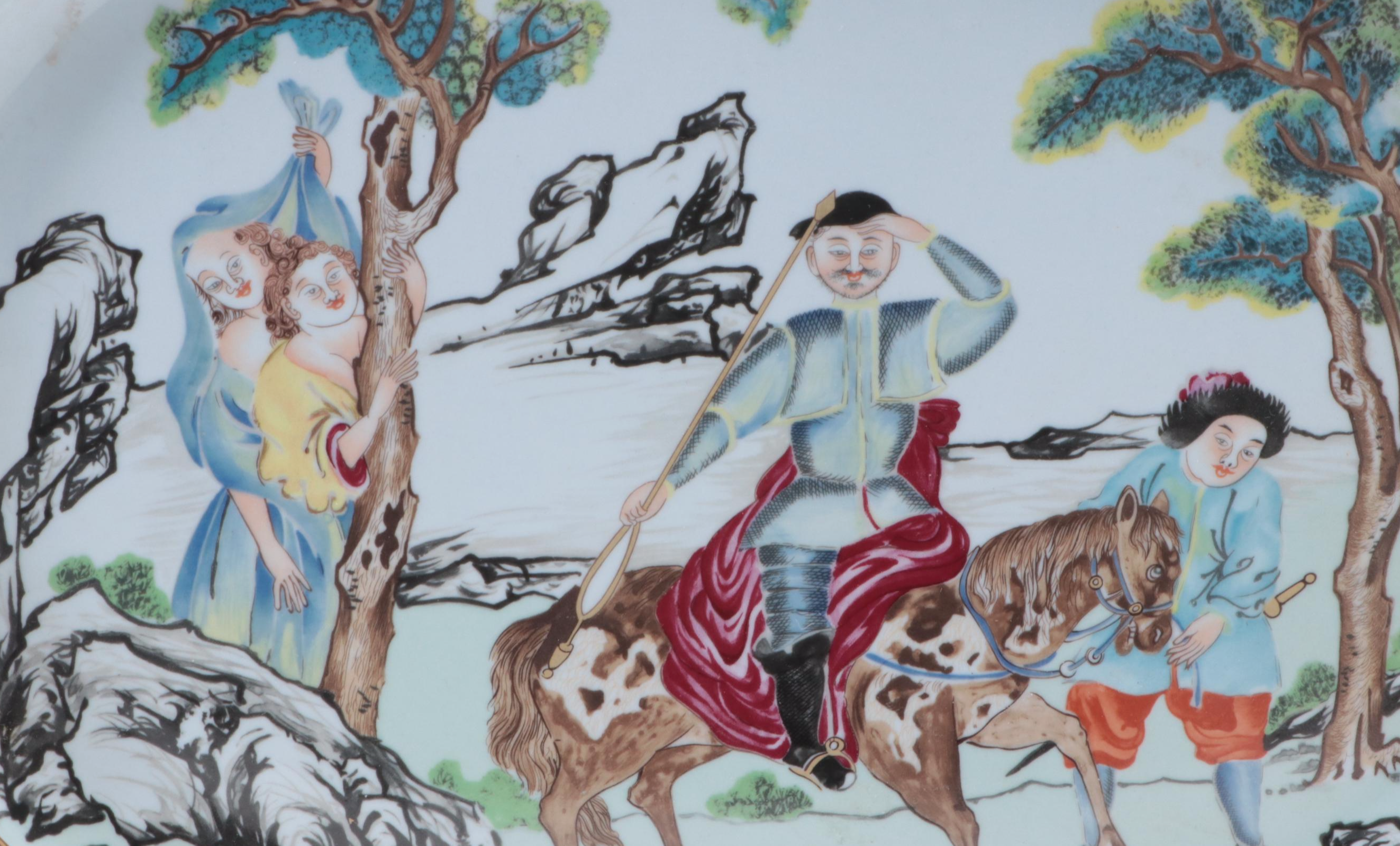 Mottahedeh The Nelson Rockefeller Collection Chinese Export Style Platter