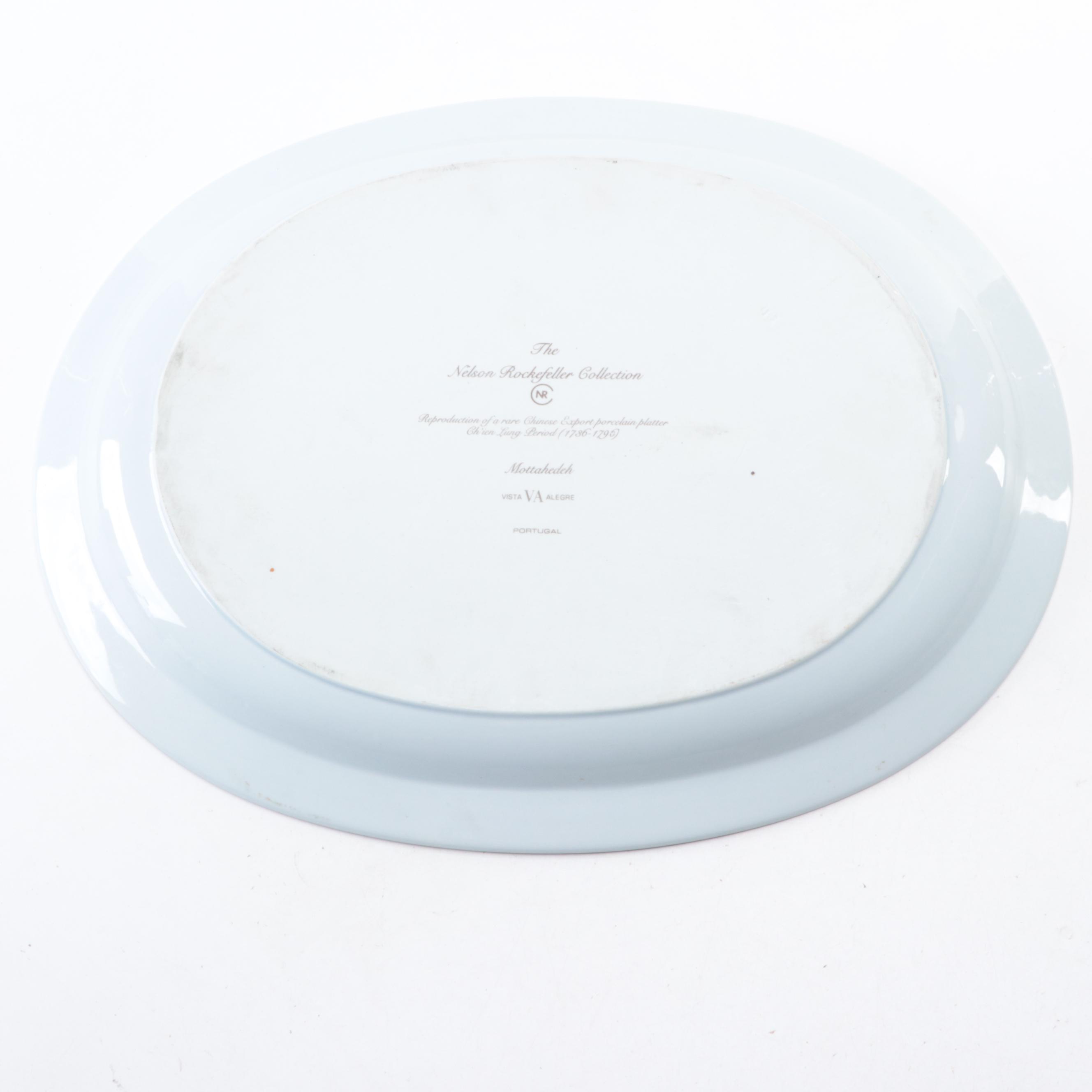 Mottahedeh The Nelson Rockefeller Collection Chinese Export Style Platter