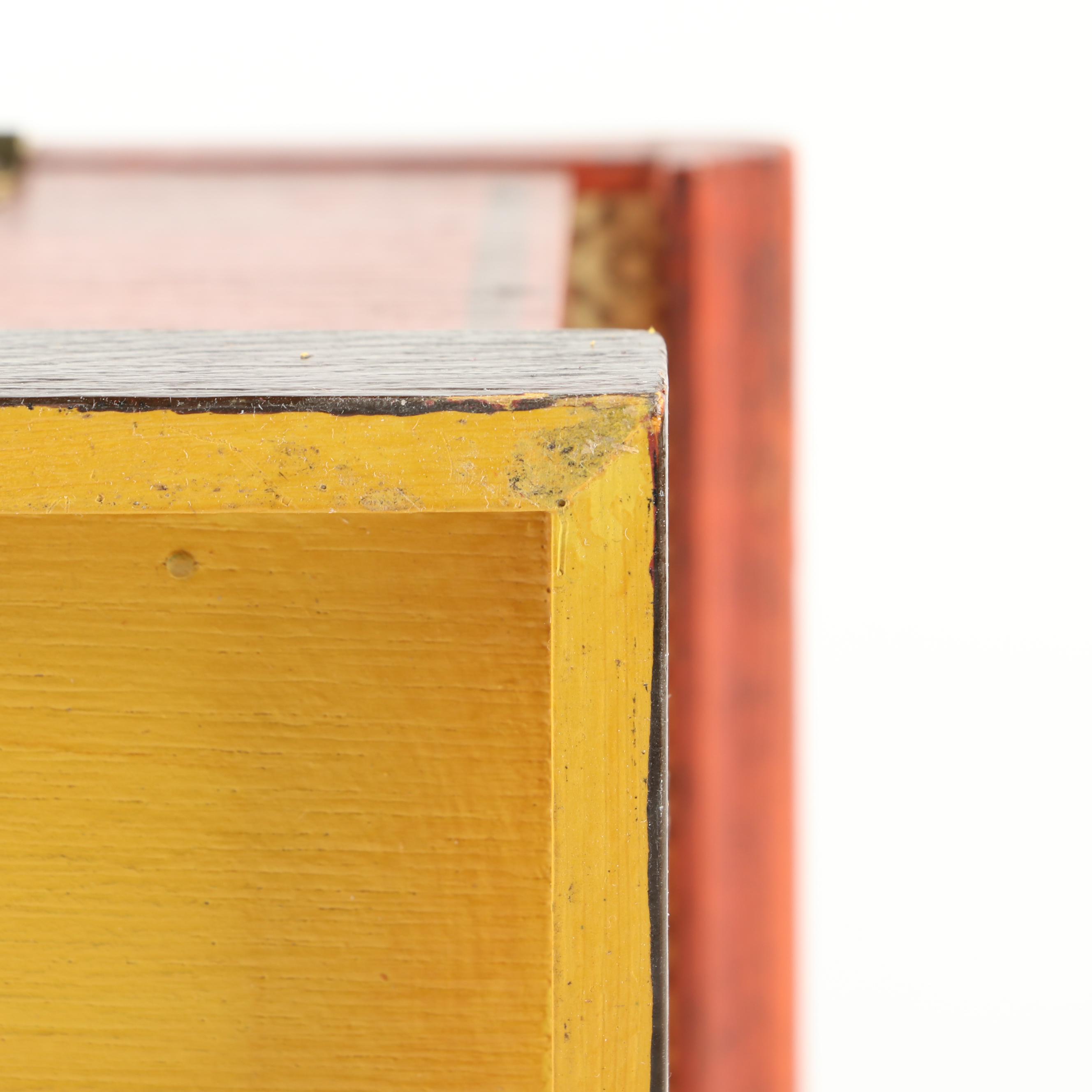 Don Andres Designers "Fair Acres" Hand-Painted Wooden Box