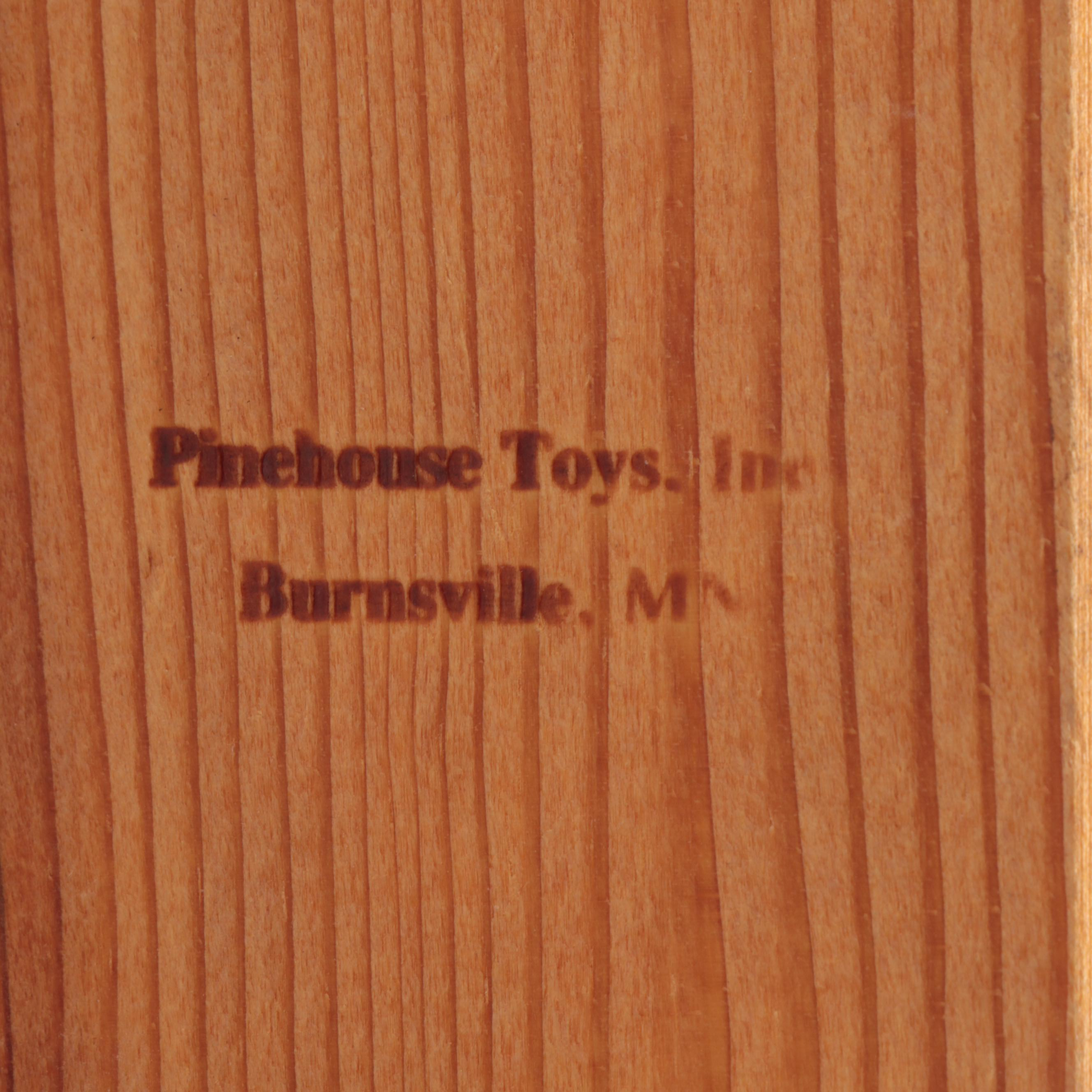 Pinehouse Toys Pine Edward Hines Lumber Truck With Ghirardelli Wooden Truck