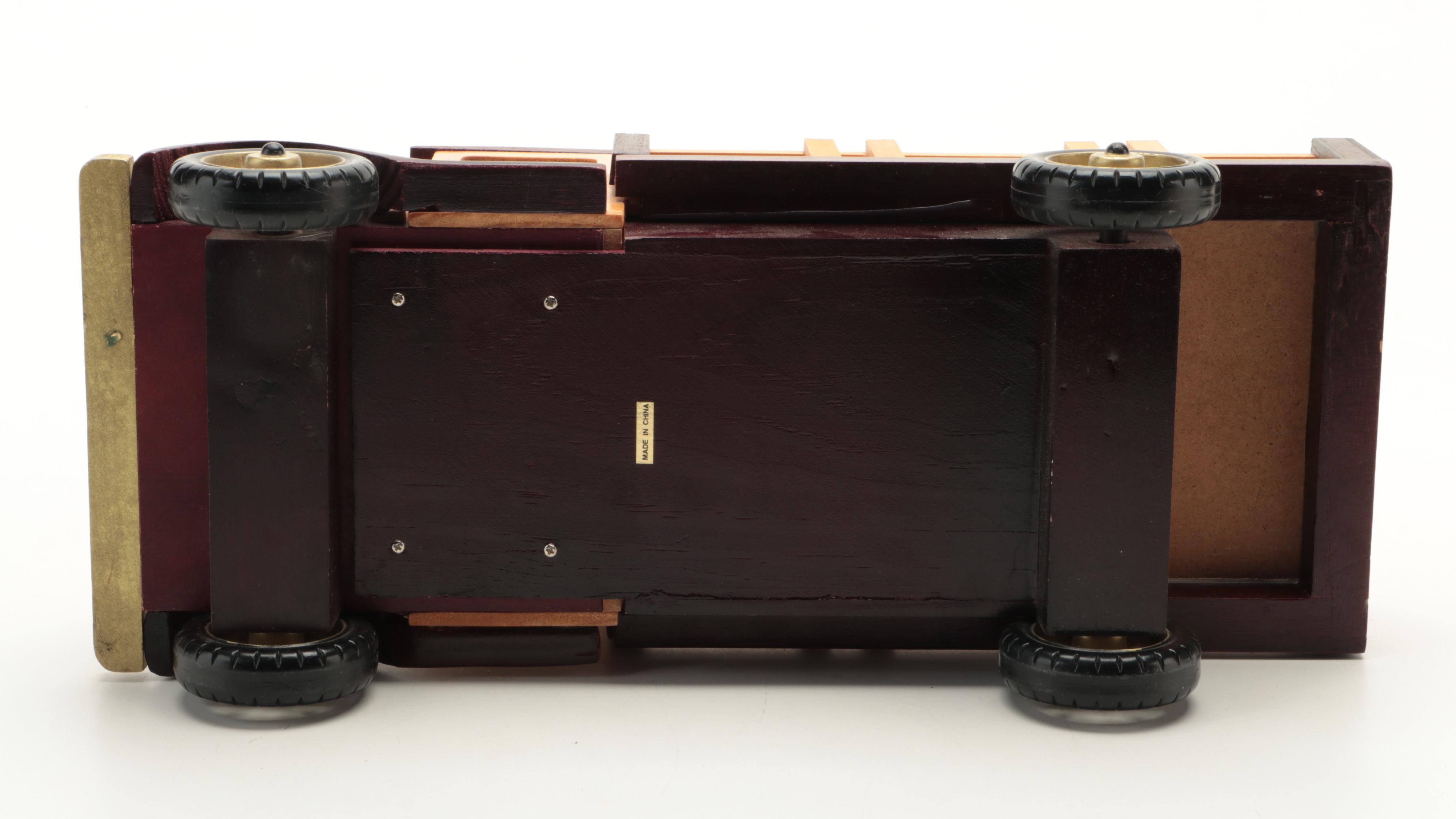 Pinehouse Toys Pine Edward Hines Lumber Truck With Ghirardelli Wooden Truck