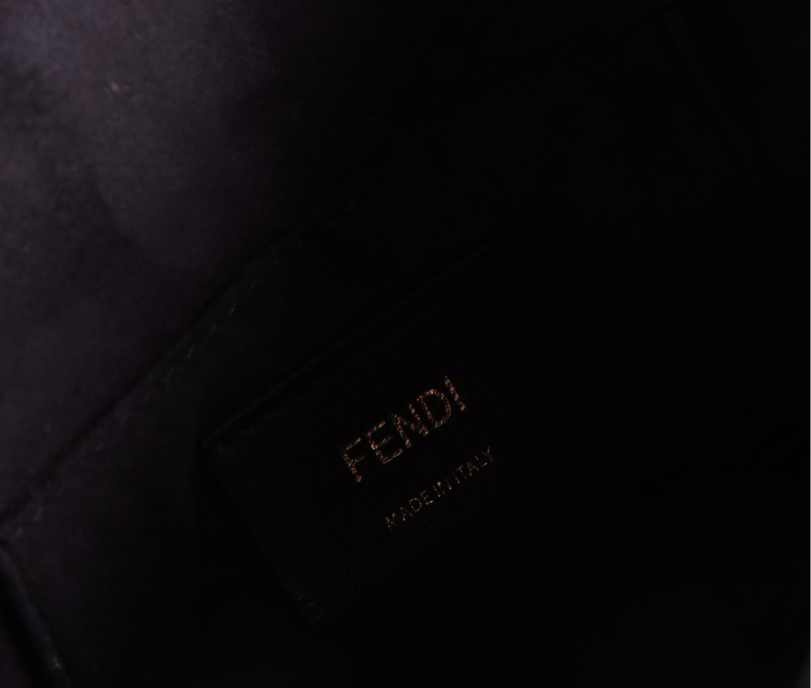 Fendi Kan I Studded Leather Shoulder Bag