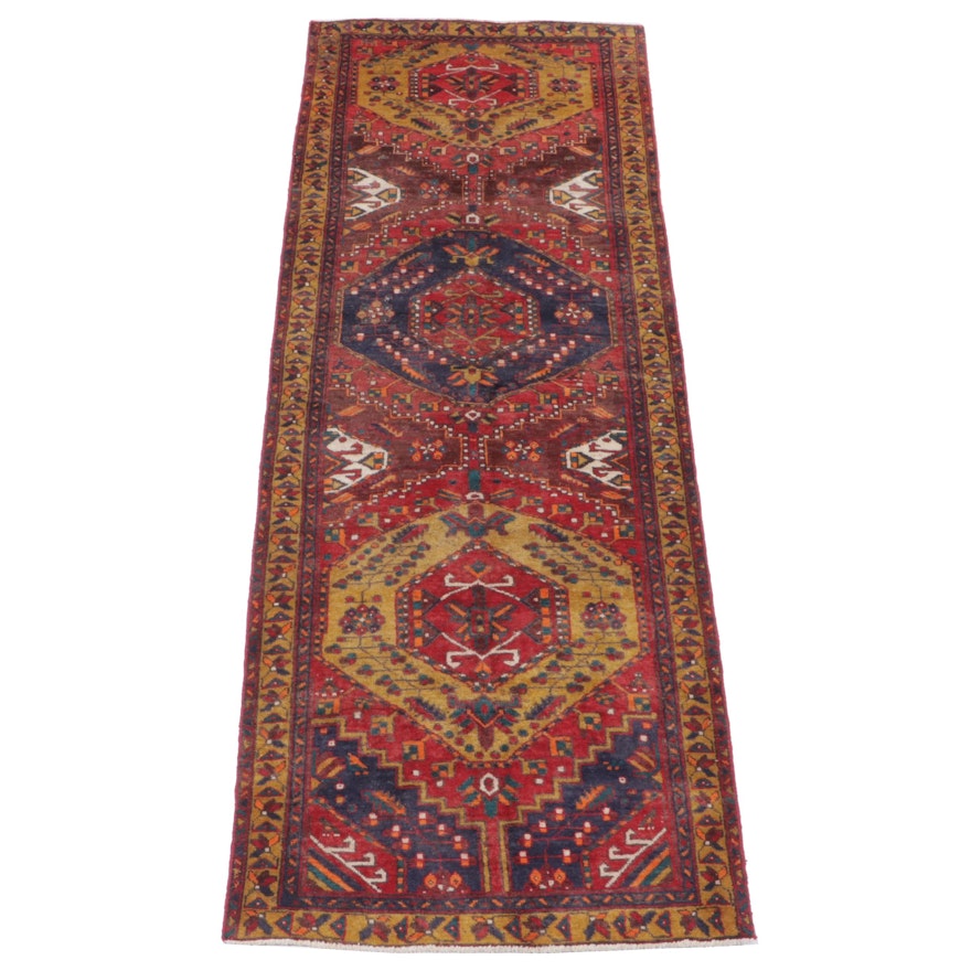3'6 x 10'10 Hand-Knotted Persian Sarab Long Rug