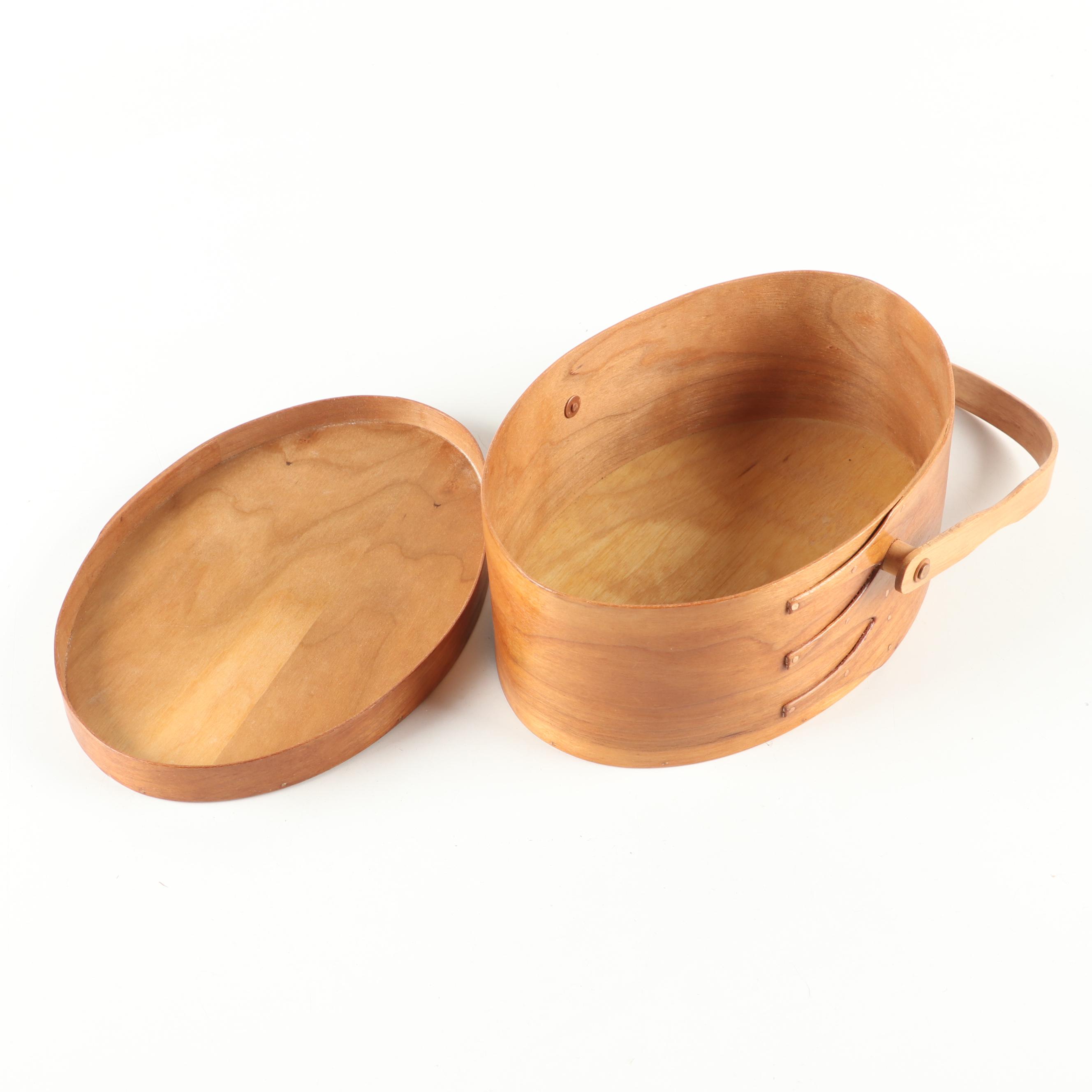 Shaker Workshops and Harry Gigous Wooden Trays and Box