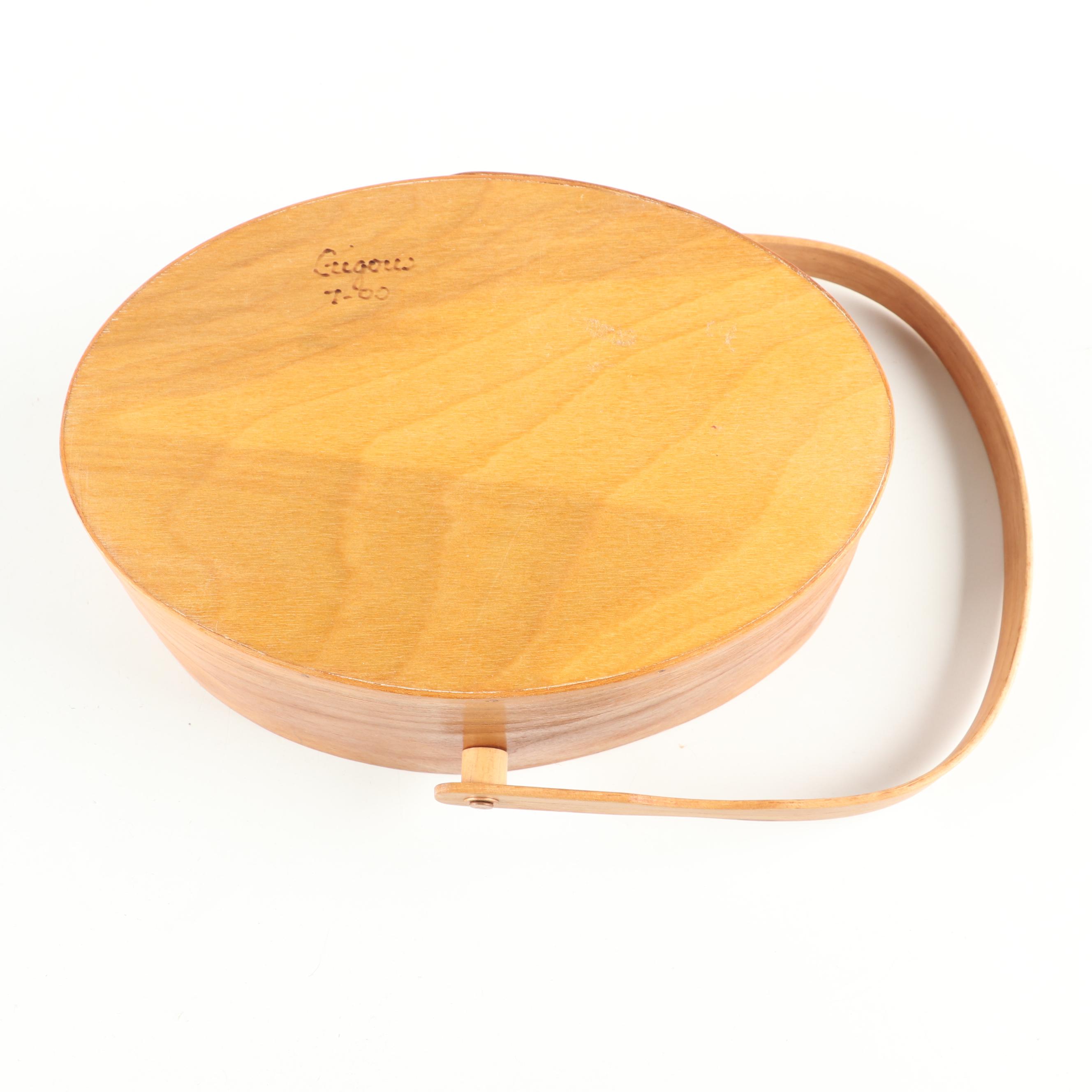 Shaker Workshops and Harry Gigous Wooden Trays and Box