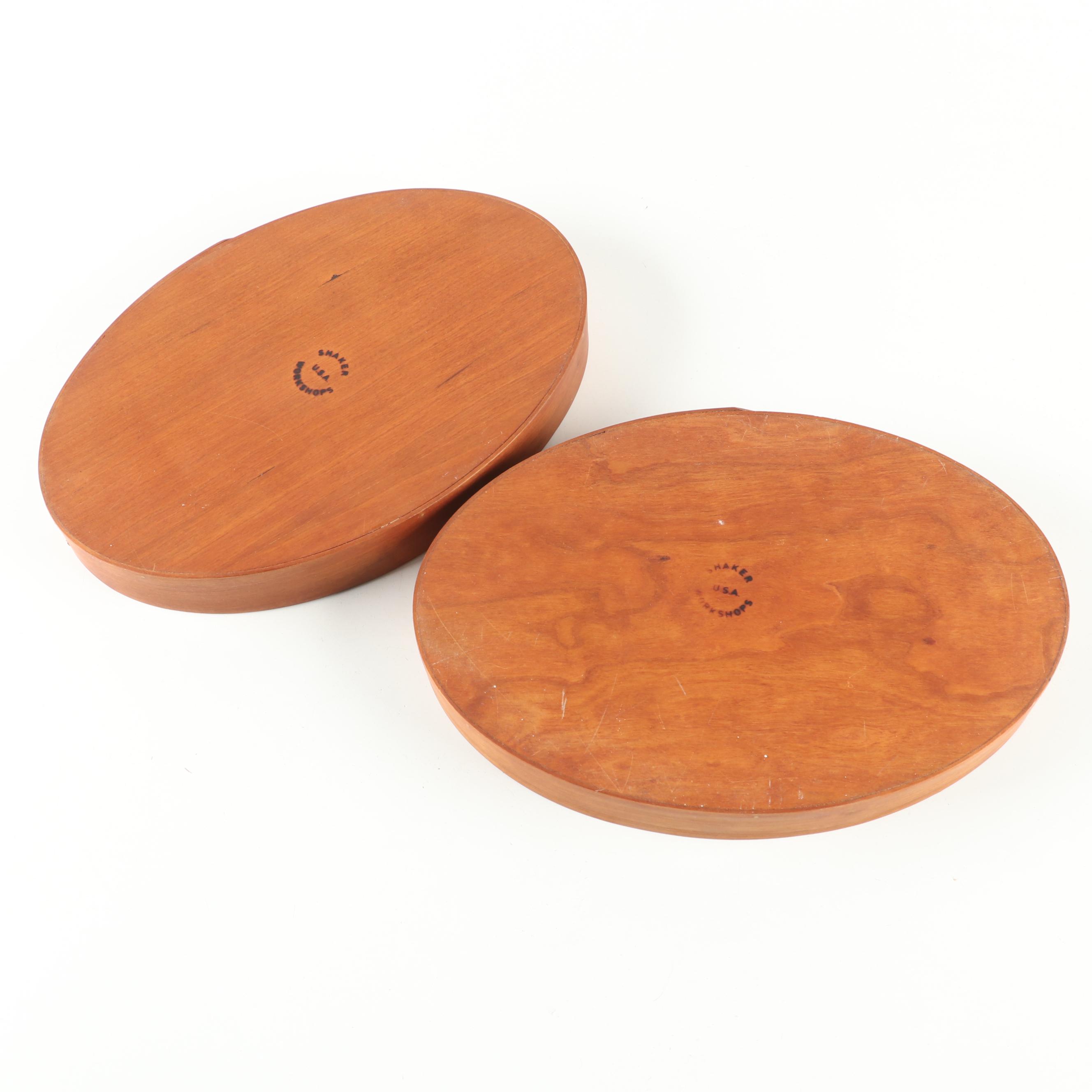 Shaker Workshops and Harry Gigous Wooden Trays and Box