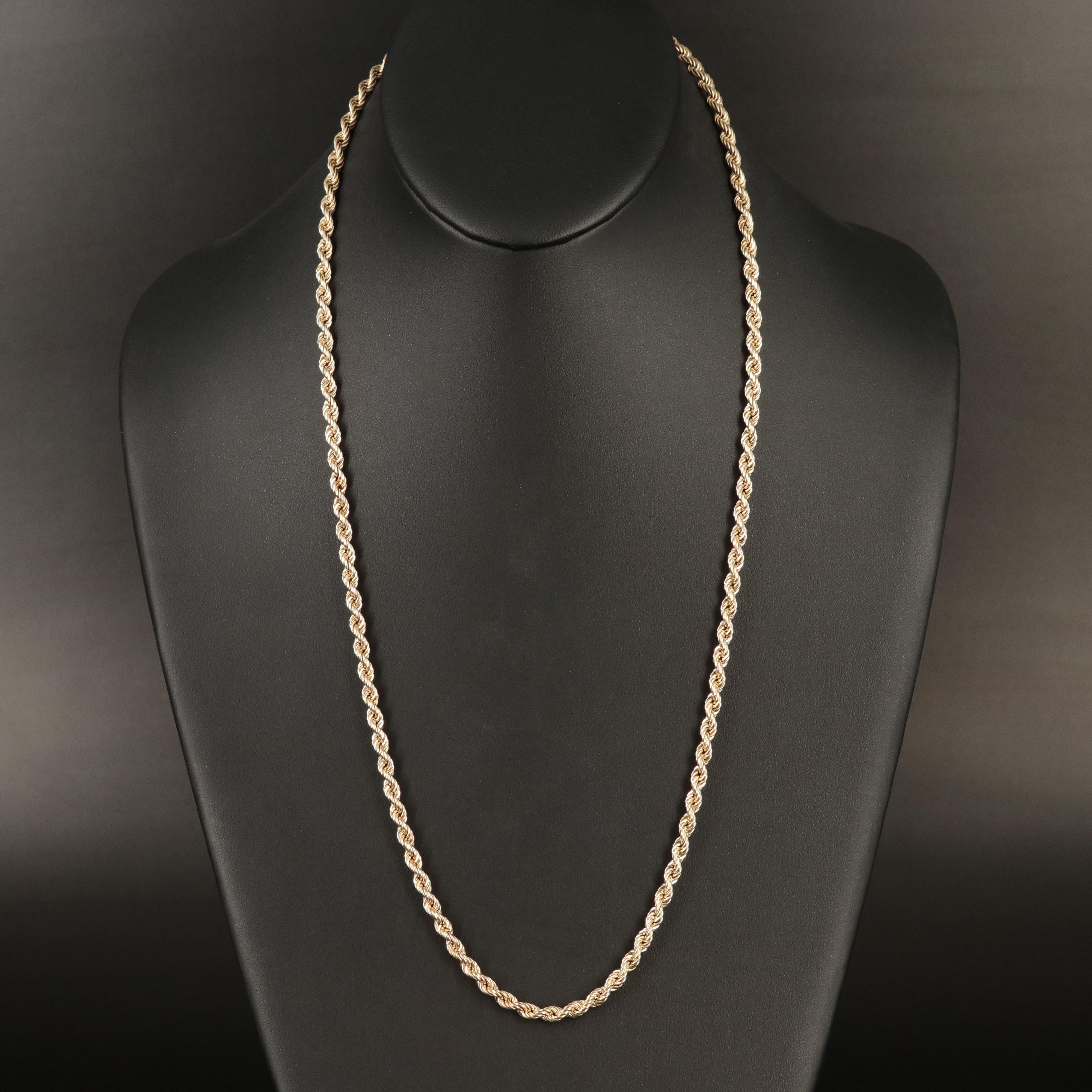 14K Rope Chain
