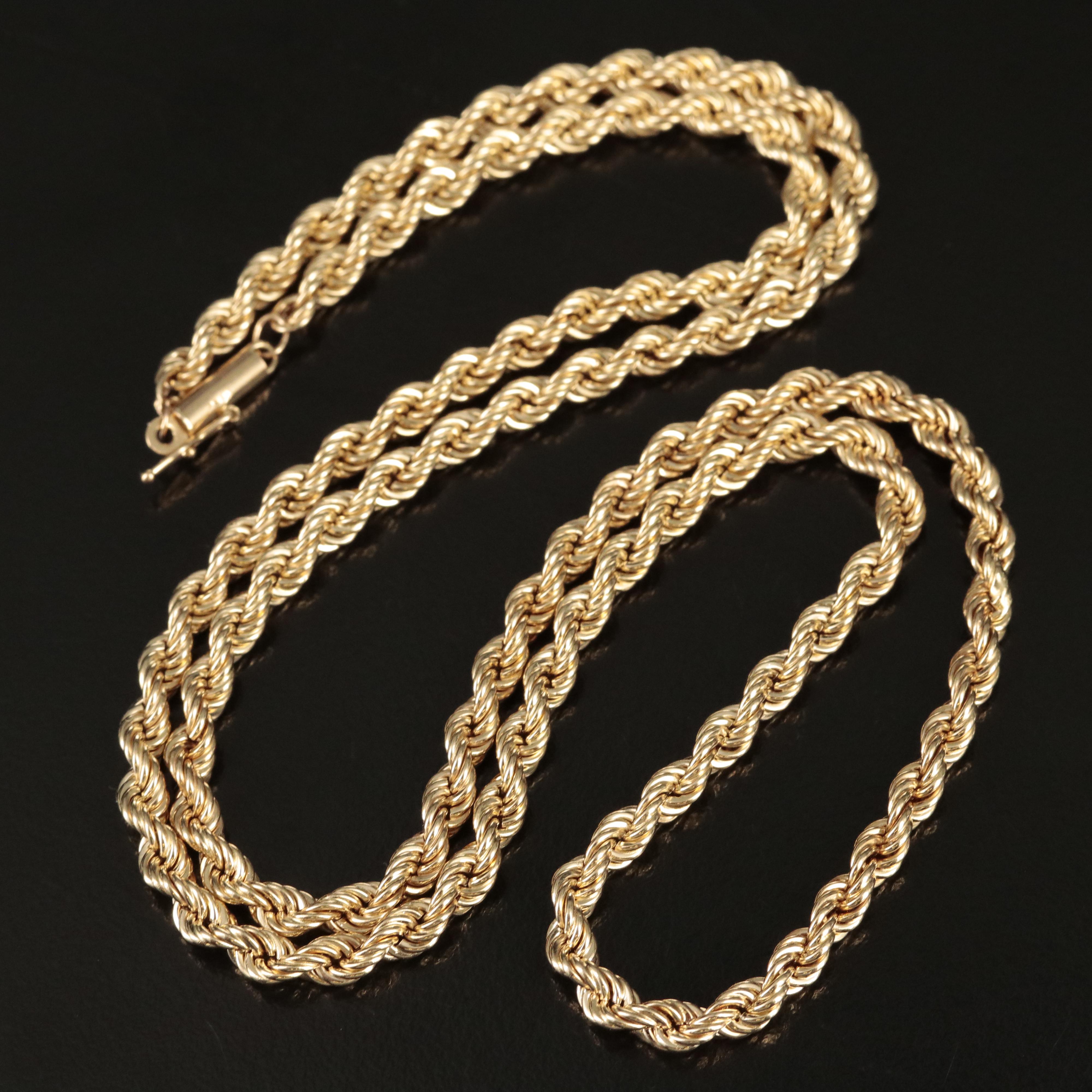 14K Rope Chain