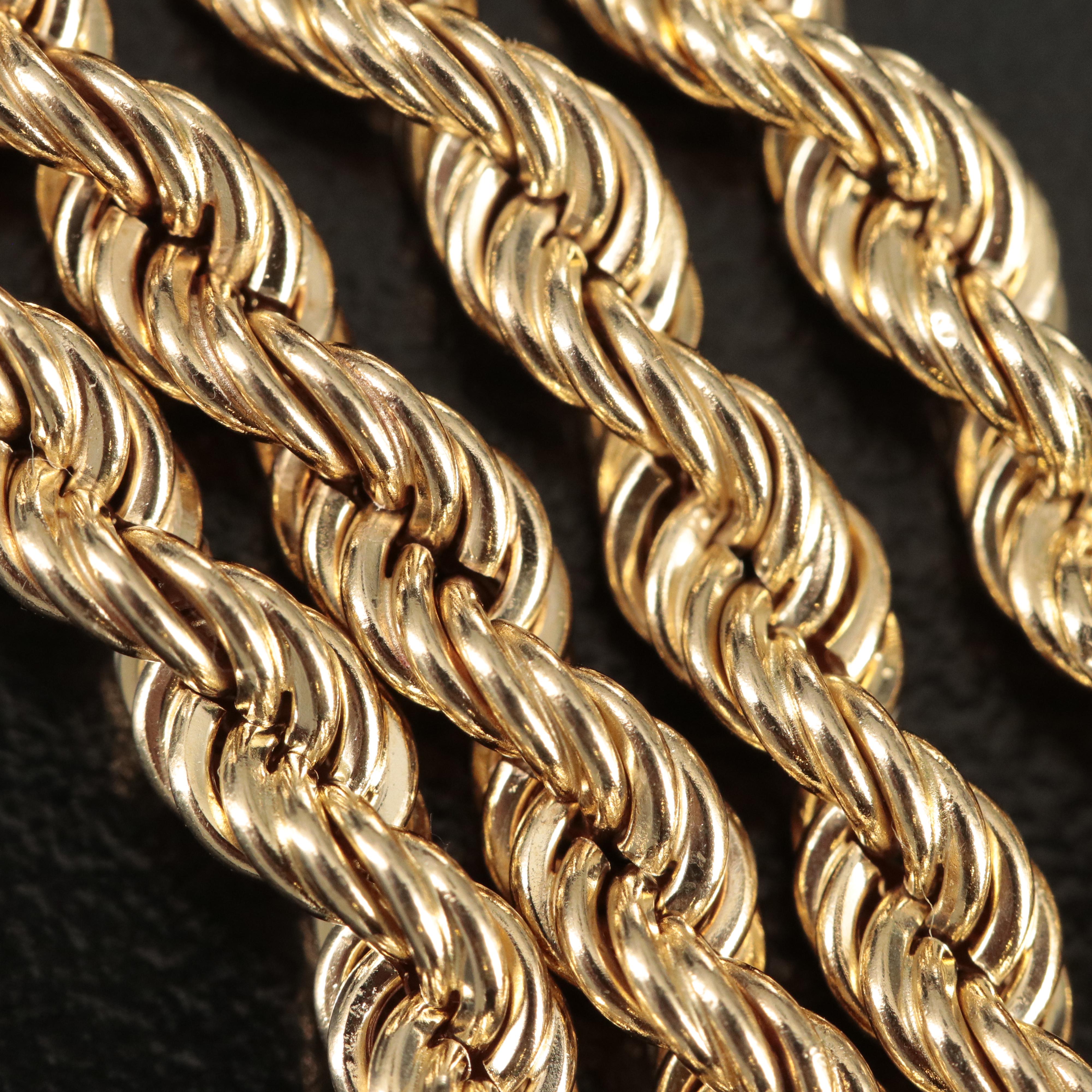 14K Rope Chain